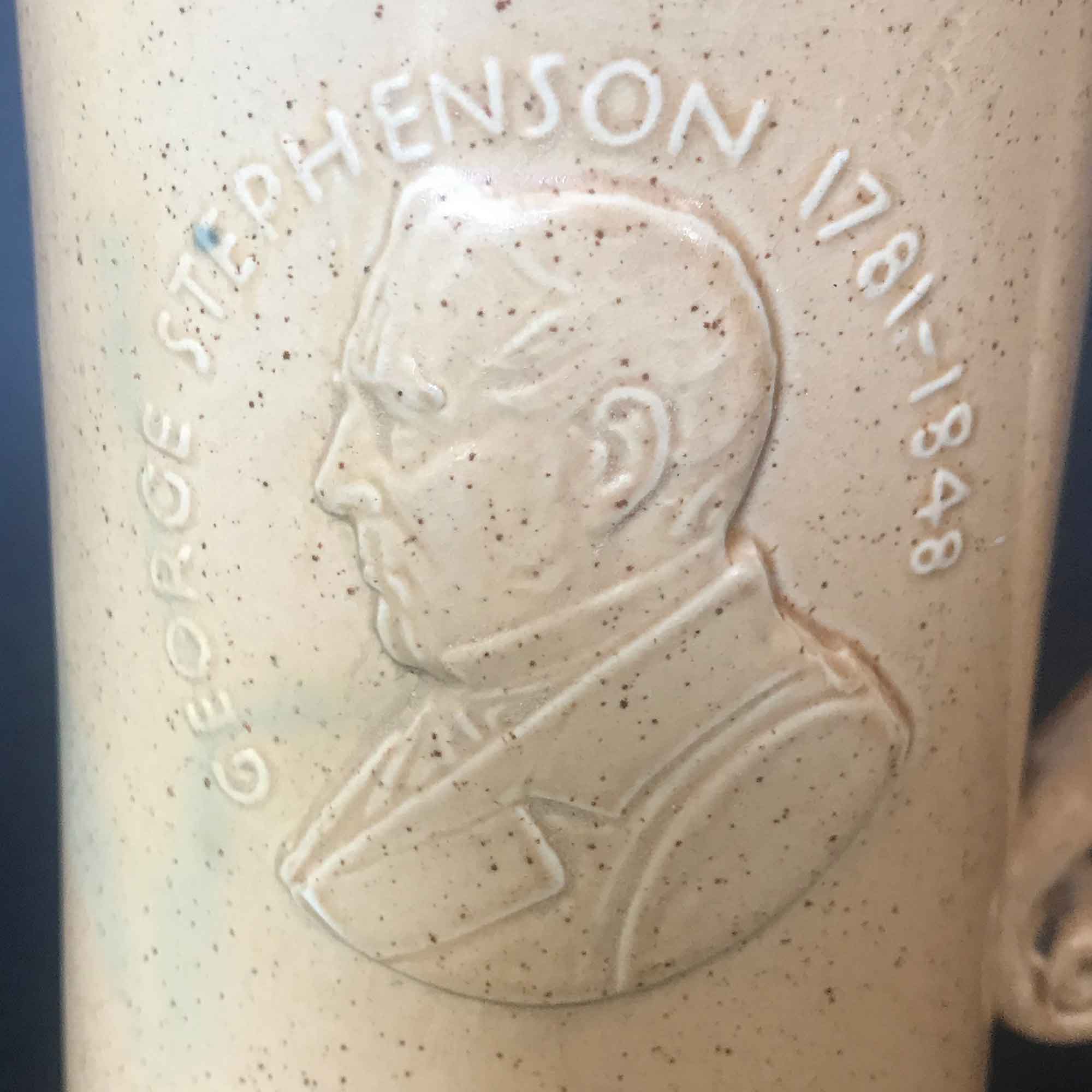 Ashtead Potters Percy Metcalfe George Stephenson Tankard