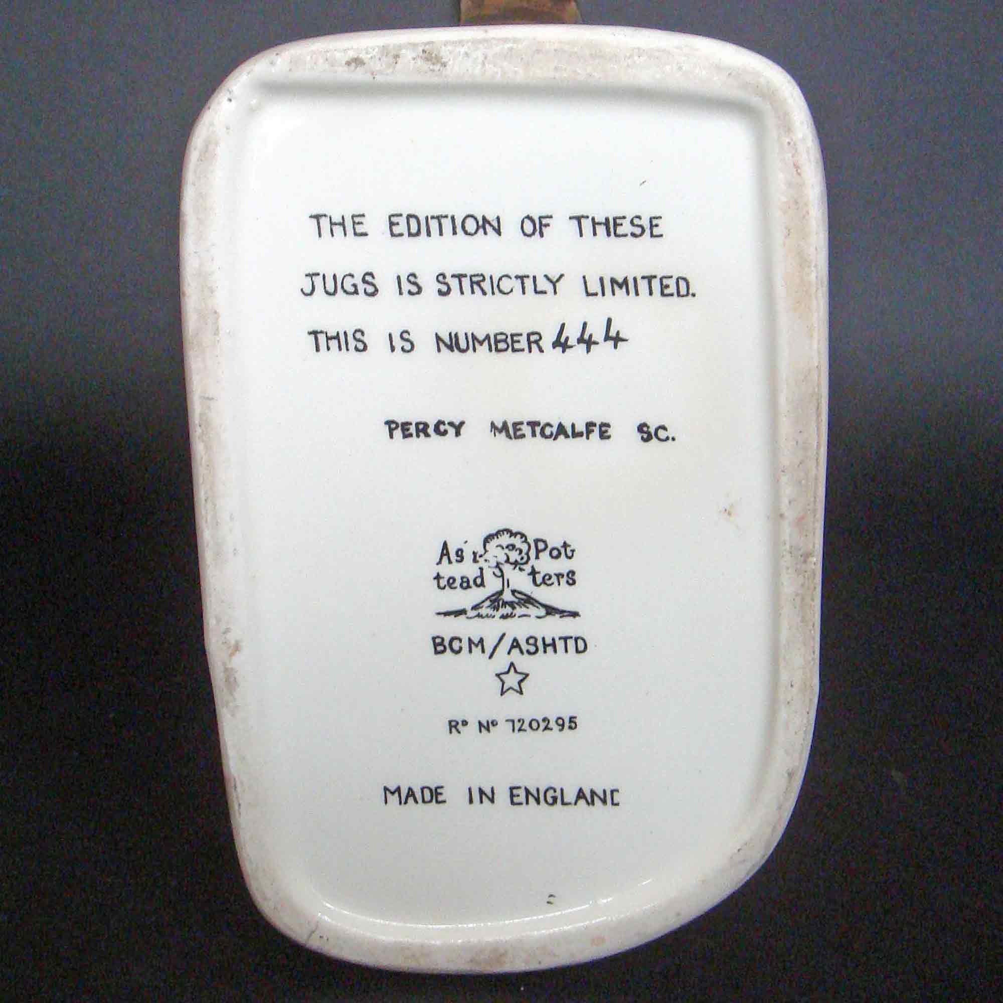 Ashtead Potters Johnnie Walker Jug