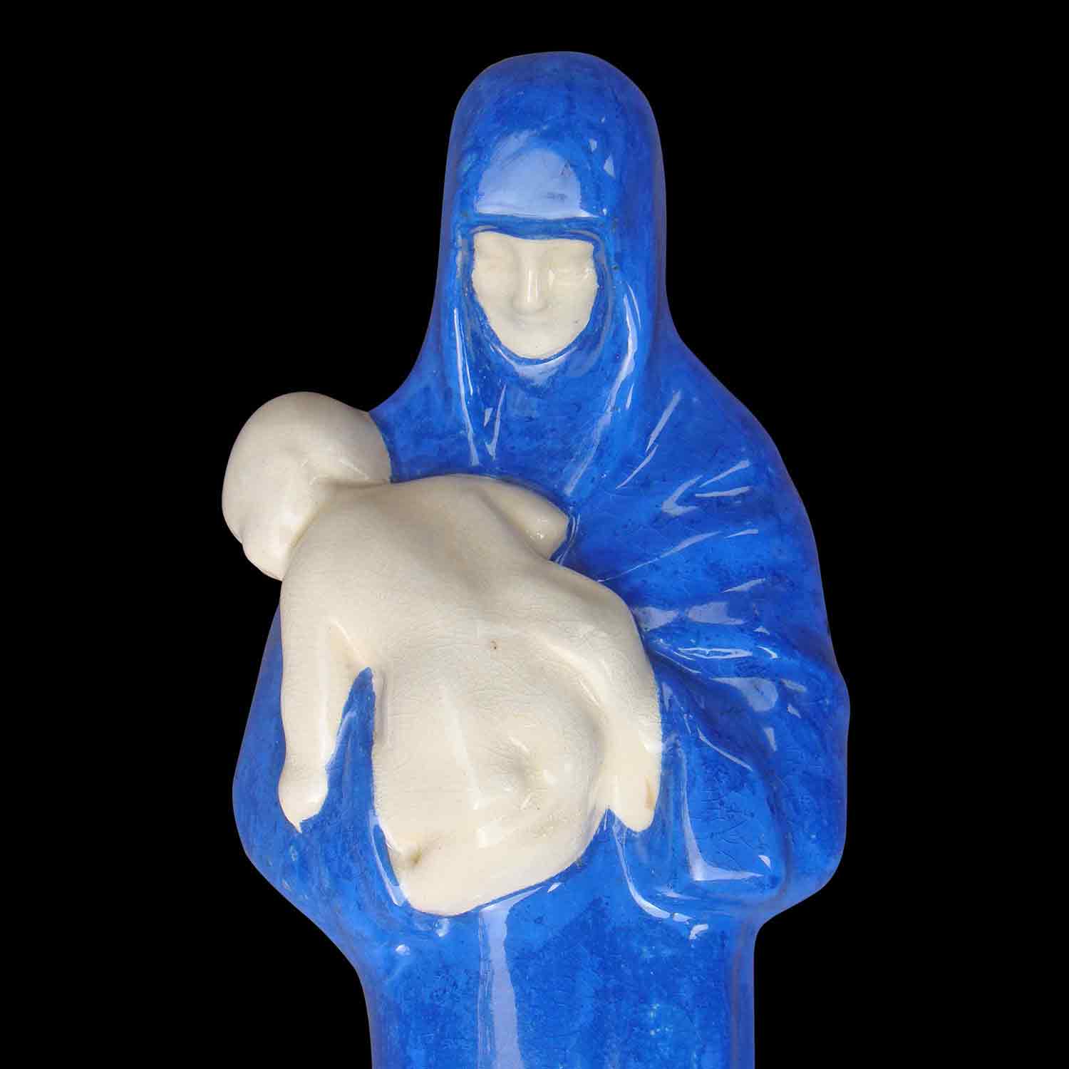 Ashtead Potters M34 Madonna (g) Blue Robe