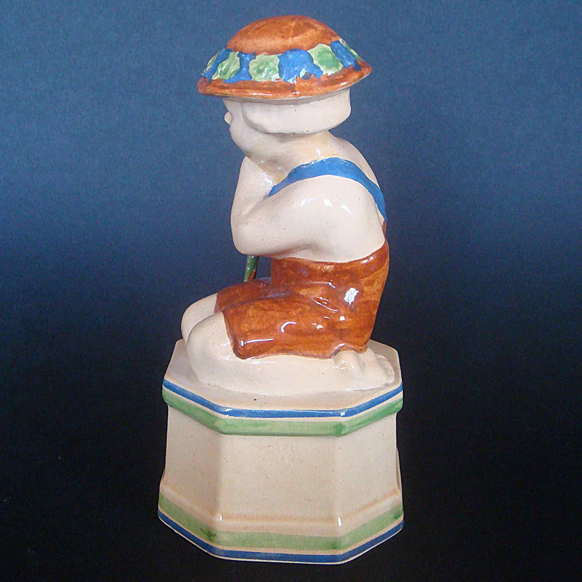 Ashtead Potters M38 Child With Stick - Brown Costume