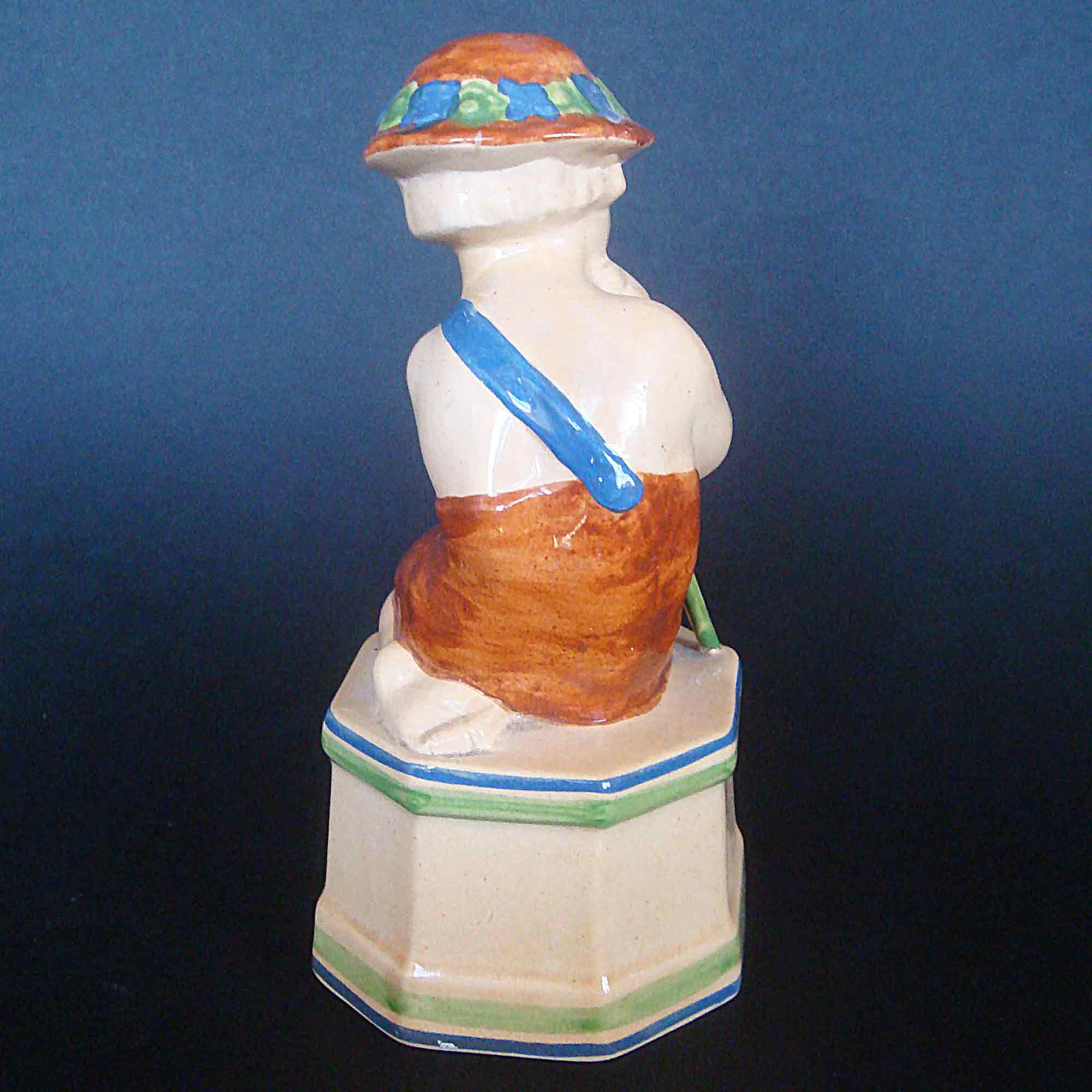 Ashtead Potters M38 Child With Stick - Brown Costume