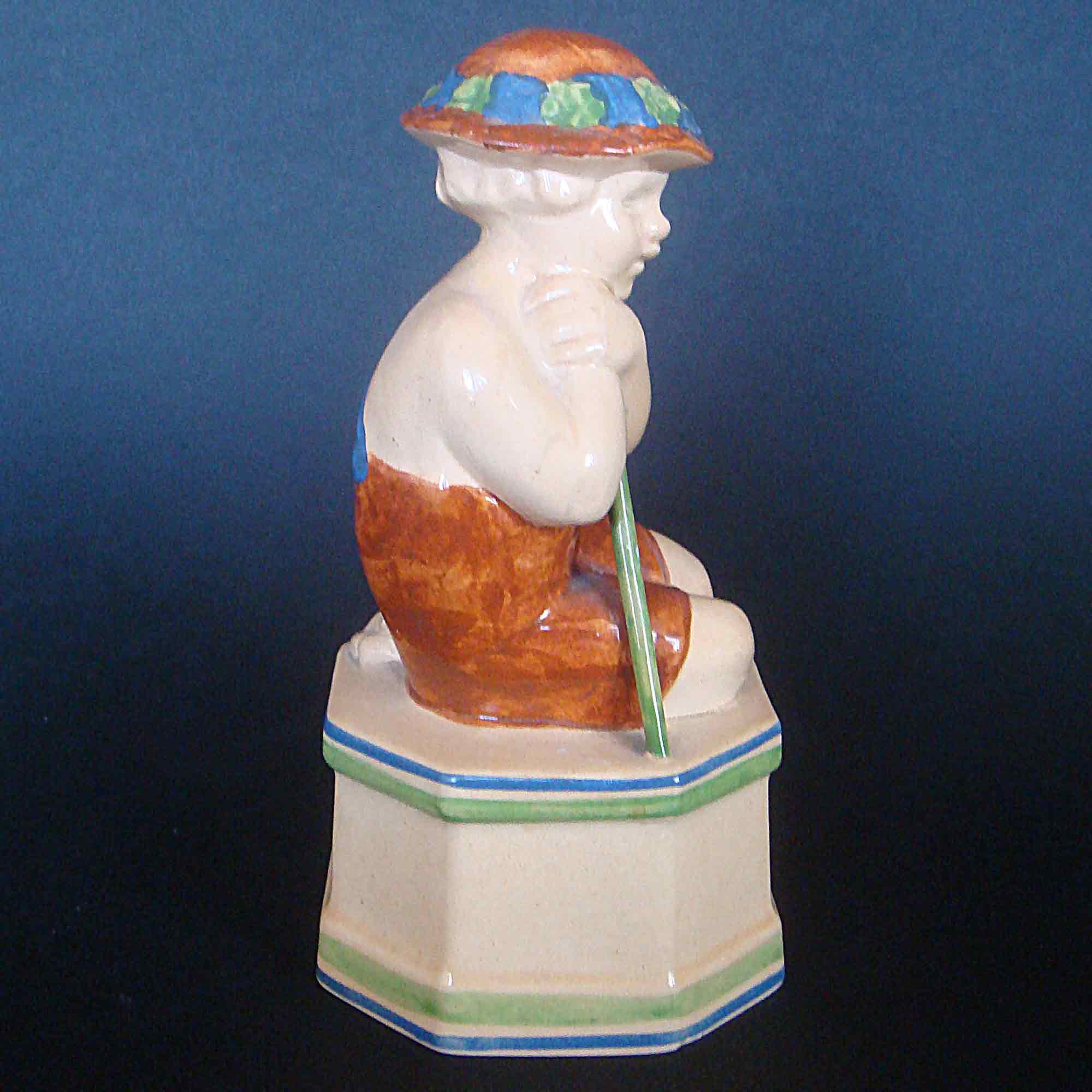 Ashtead Potters M38 Child With Stick - Brown Costume