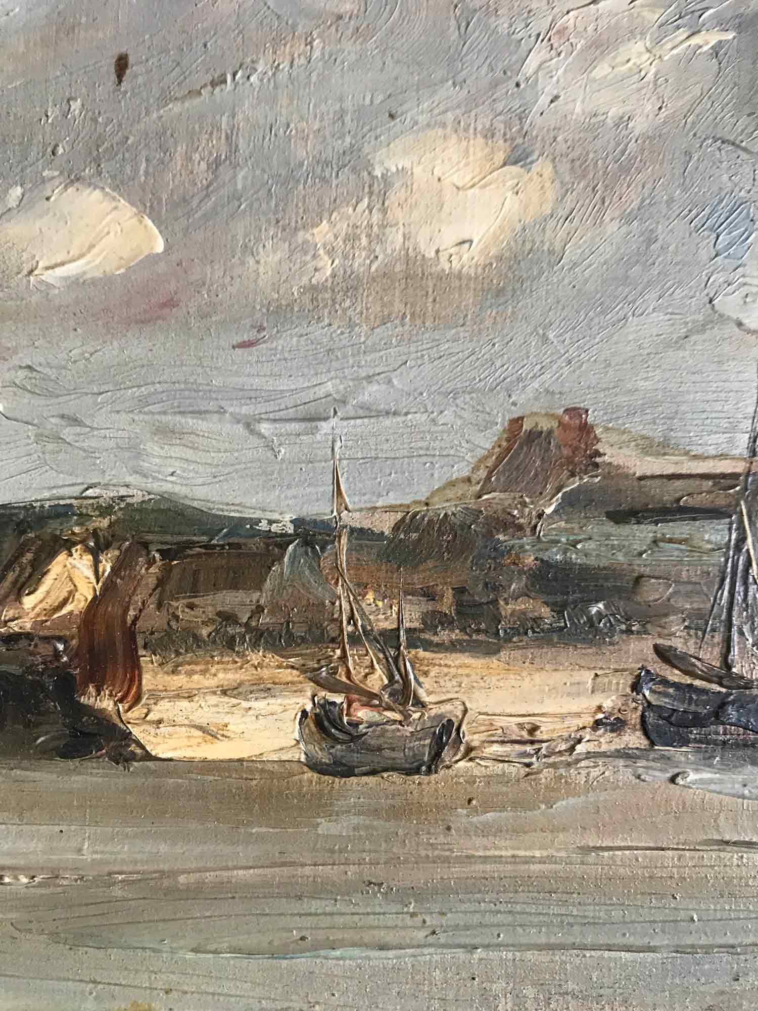 Berthe Des Clayes Oil Painting 'Fishing Port'
