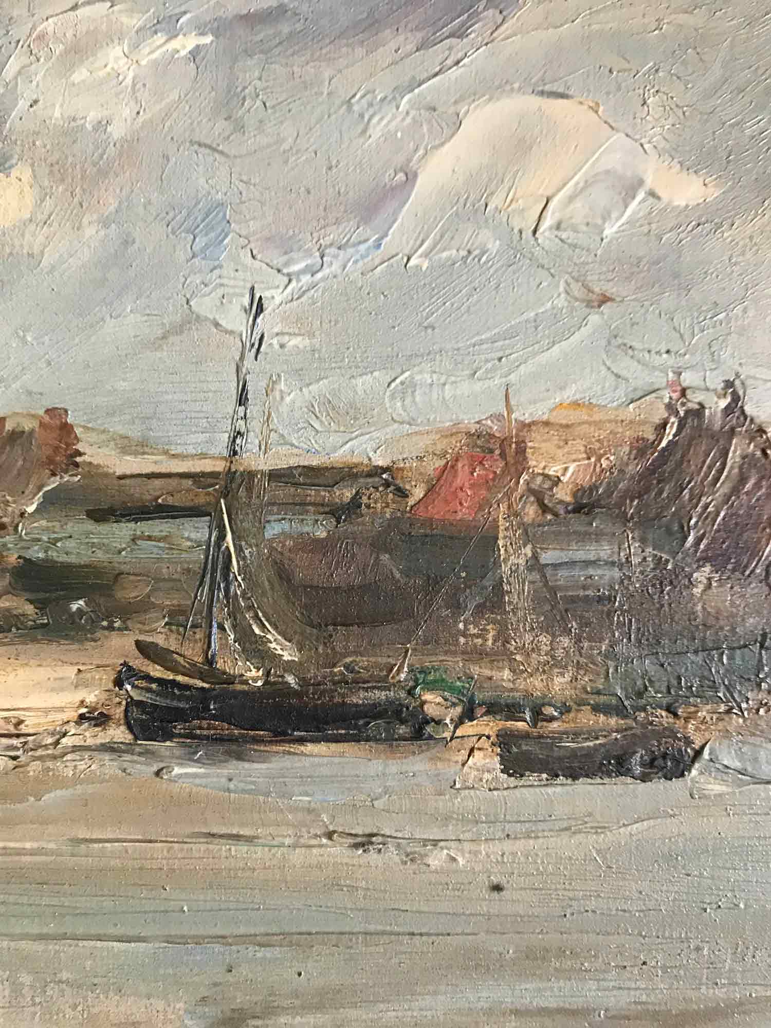 Berthe Des Clayes Oil Painting 'Fishing Port'