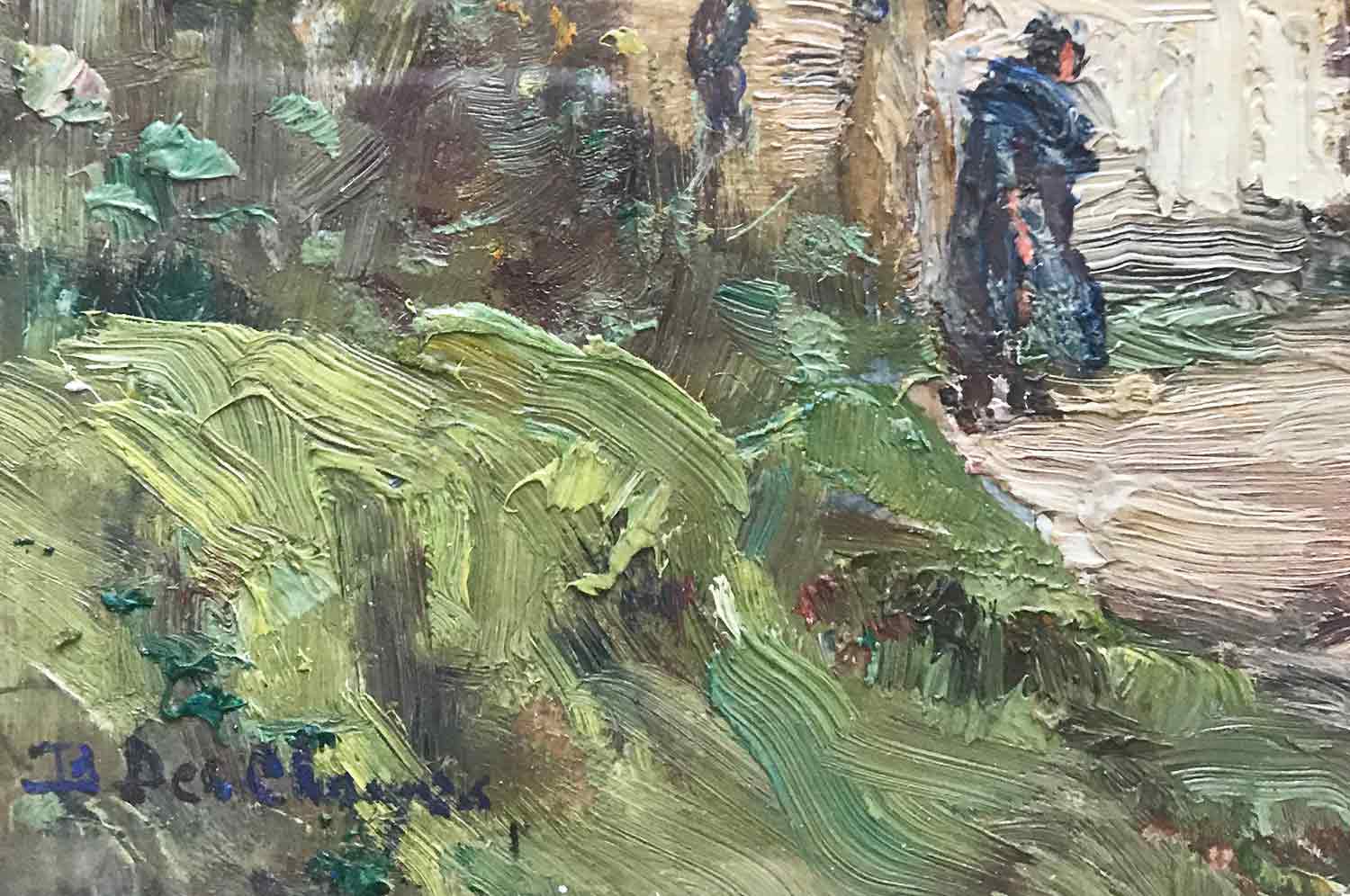 Berthe Des Clayes Oil Painting 'Country Lane'