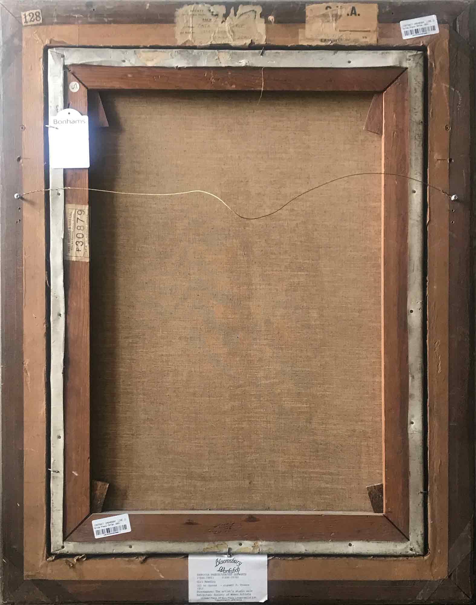 Dorothy Hepworth 'Audrey Tugwell 1953' large oil painting on canvas