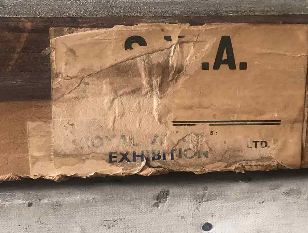 Dorothy Hepworth 'Audrey Tugwell 1953' large oil painting on canvas