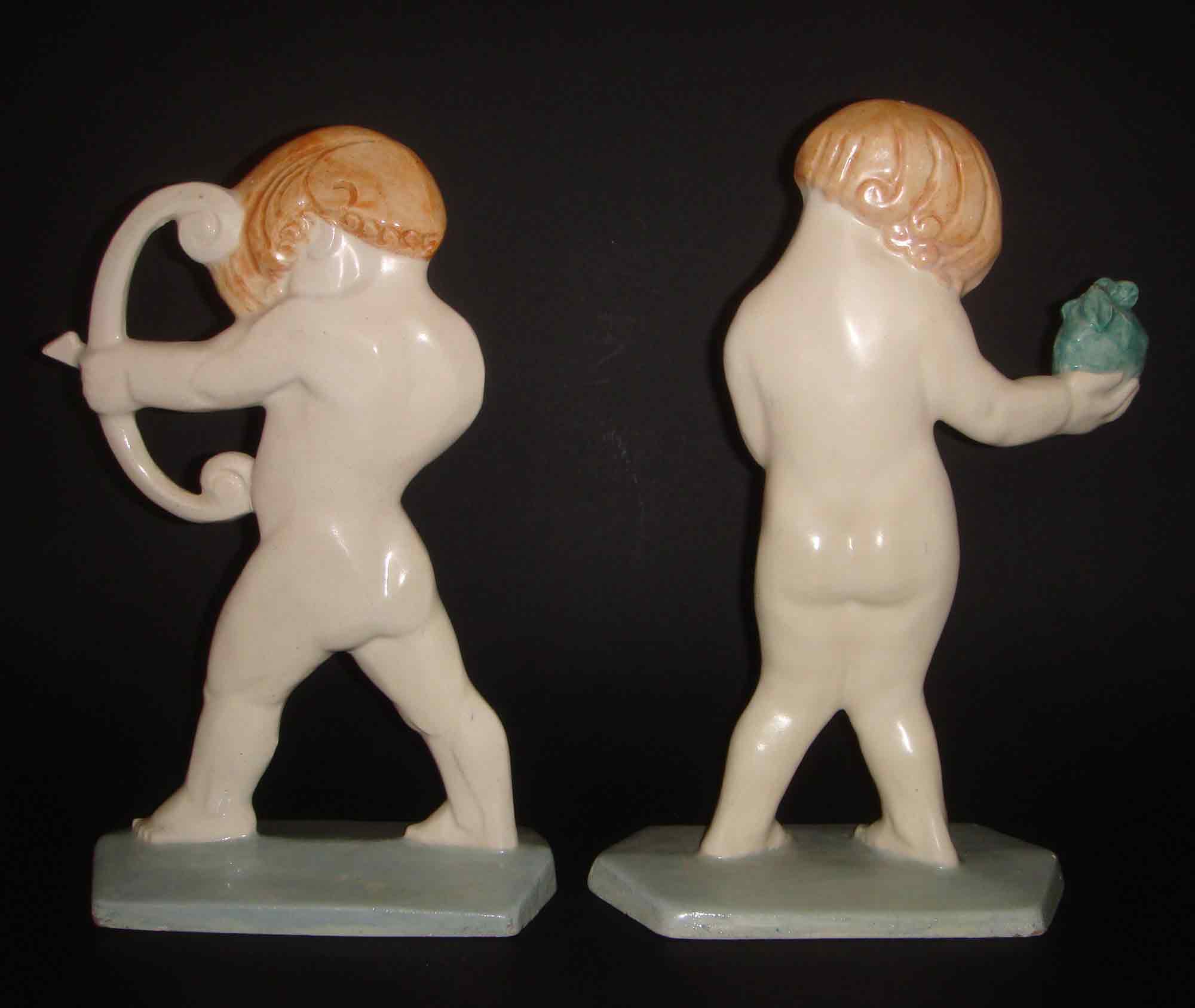 Émile Monier Cupid and Psyche Figurines