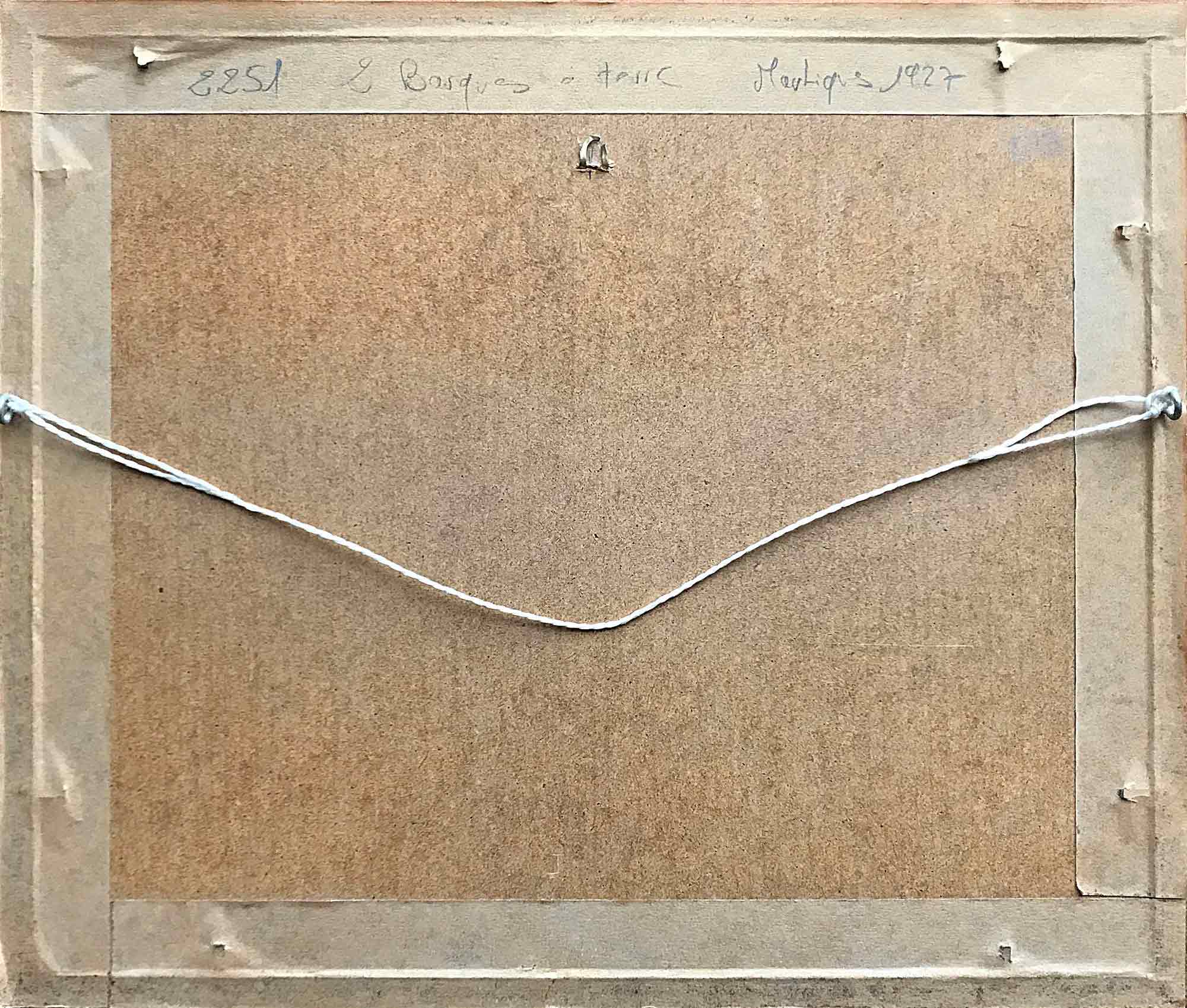 Eugène-Antoine Durenne '2 Barques à terre - Martiques 1927'