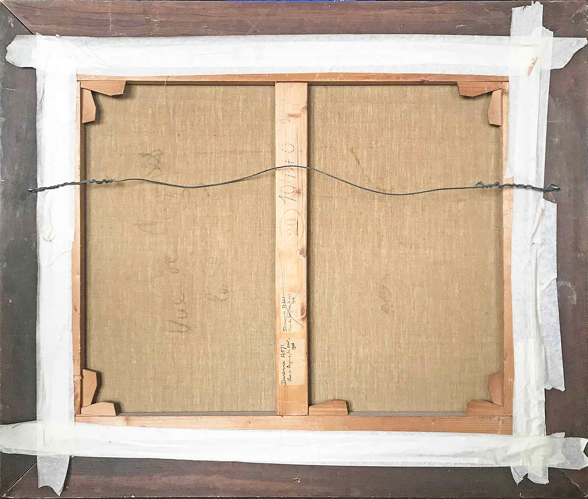 Eugène-Antoine Durenne 'Cagnes, Le Soir'