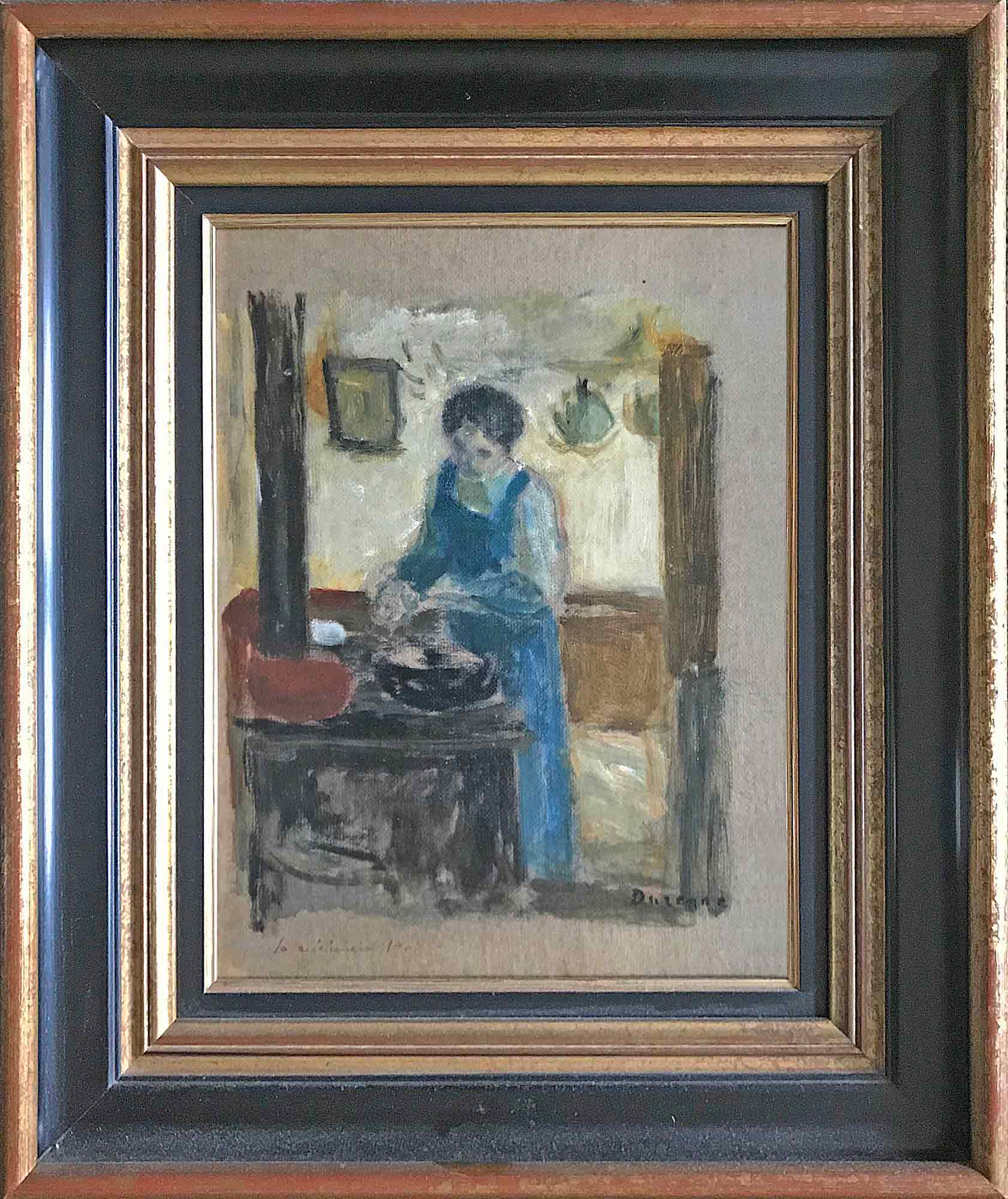 Eugène-Antoine Durenne 'La Cuisinière'