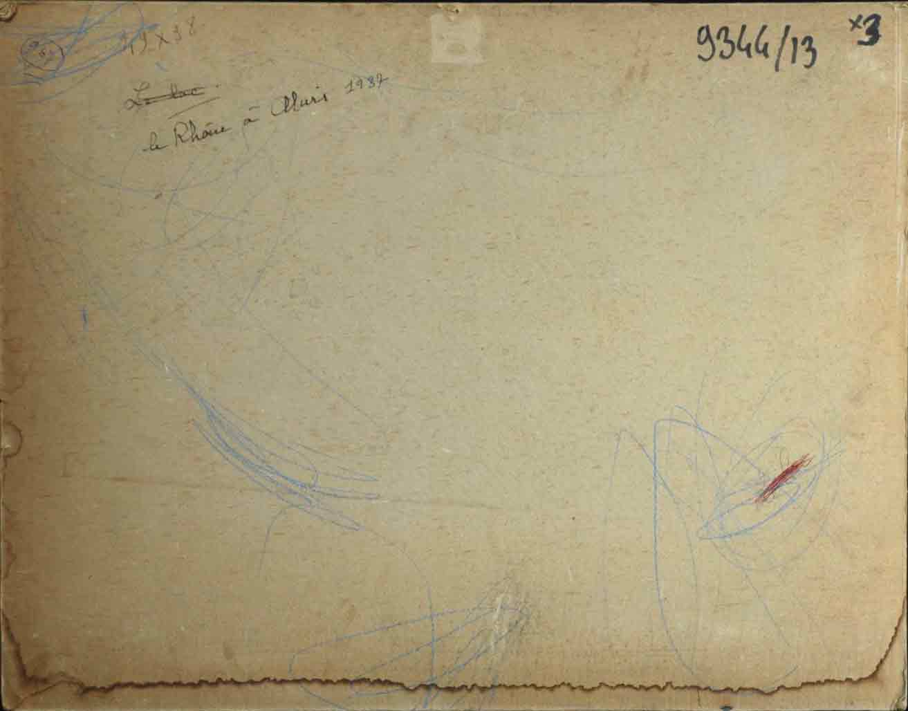 Eugène-Antoine Durenne 'Le Rhône à Lhuis'