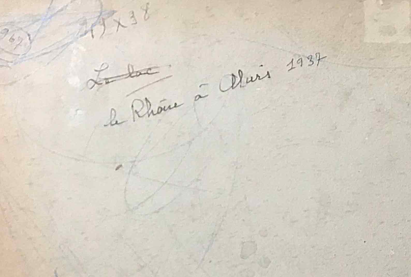 Eugène-Antoine Durenne 'Le Rhône à Lhuis'