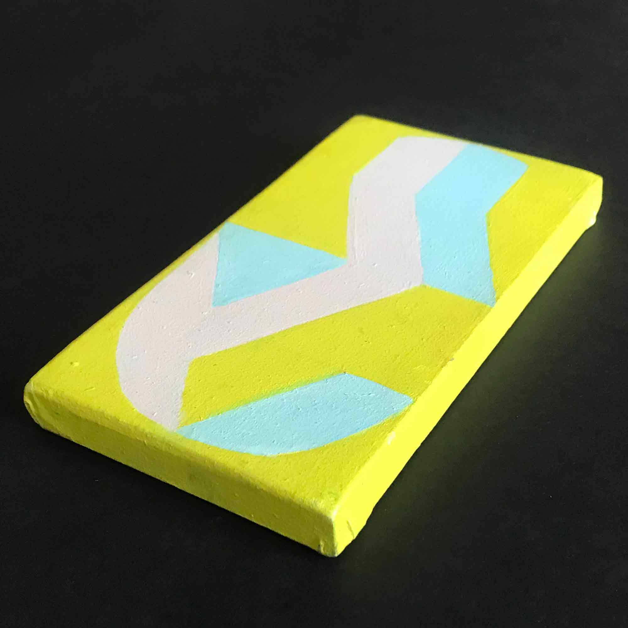 Margaret Mellis 'Fragmented Oval - Yellow, Blue, Pink'