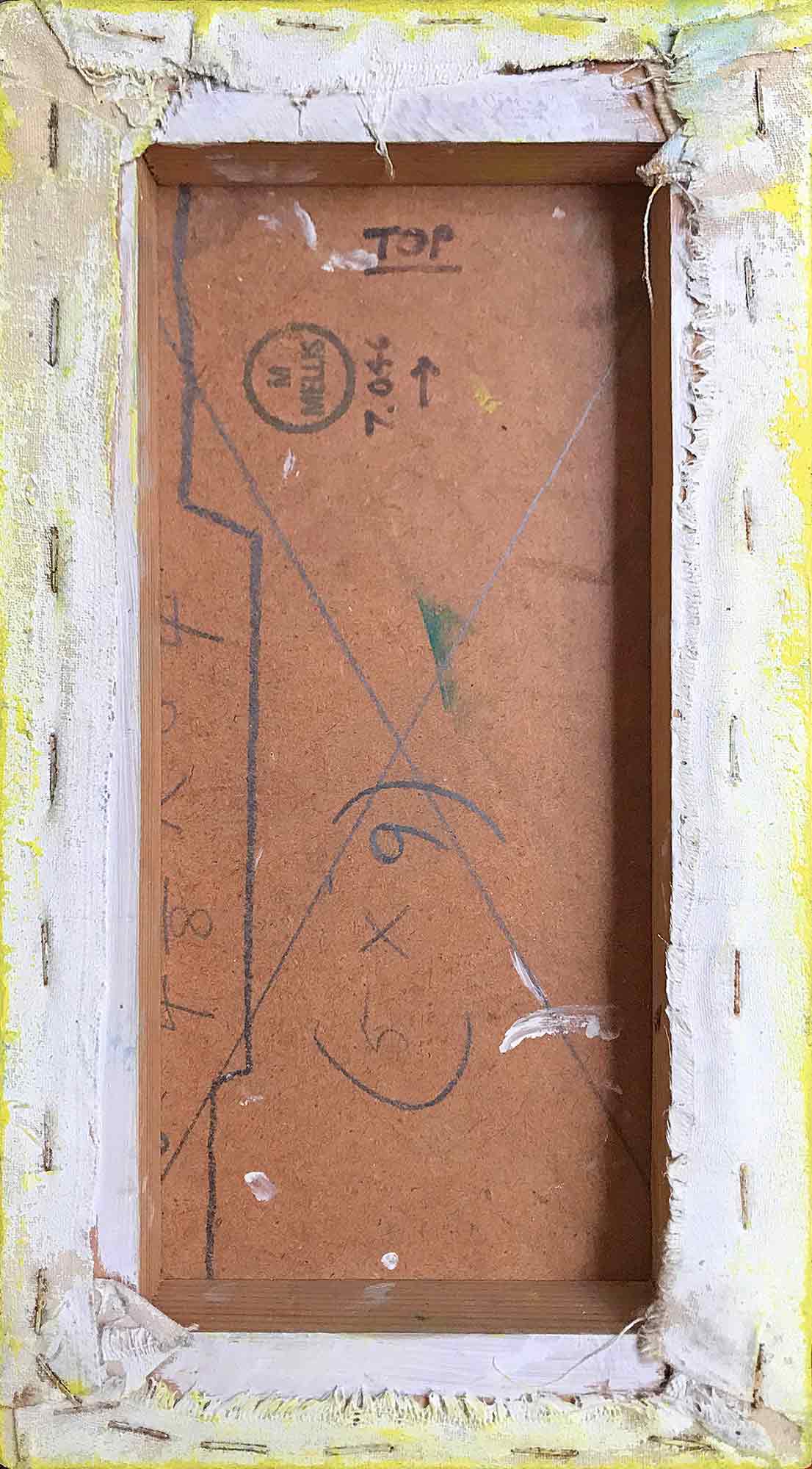 Margaret Mellis 'Fragmented Oval - Yellow, Blue, Pink'