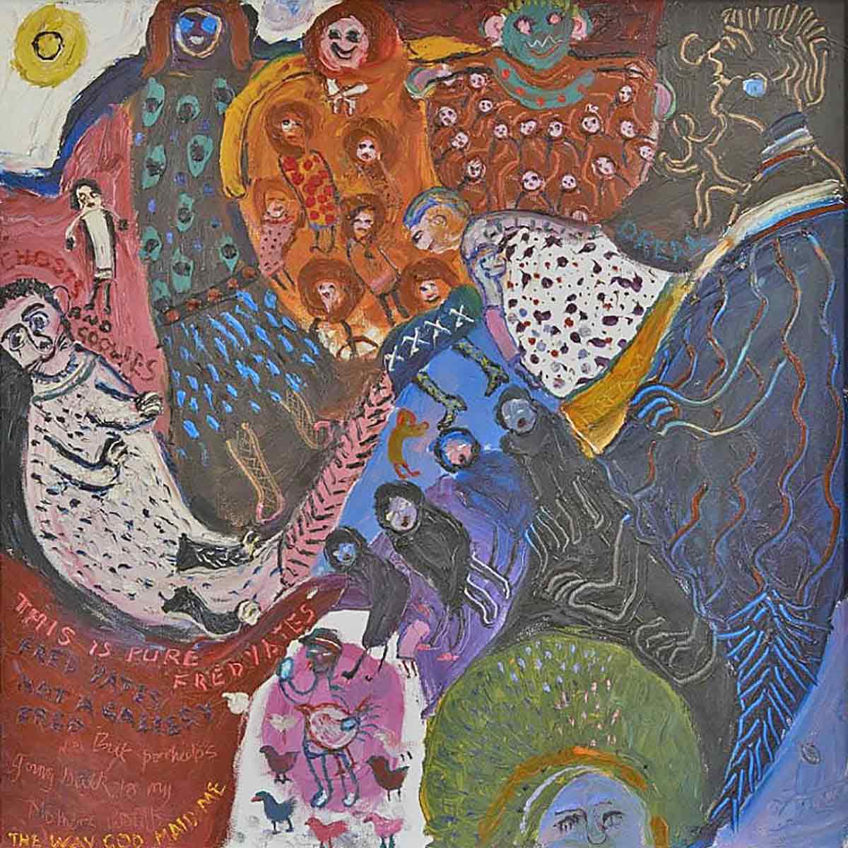 Fred Yates Painting 'Ghosts and Goolies'