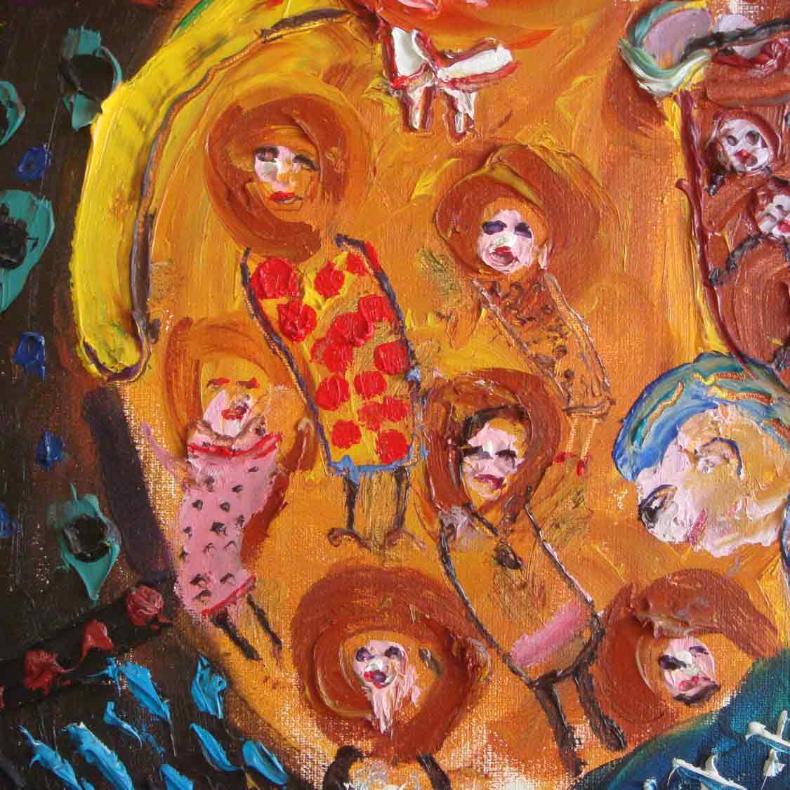 Fred Yates Painting 'Ghosts and Goolies'