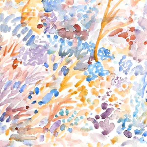 Fred Yates Watercolour Painting 'Garden' Fred Yates Watercolour Painting 'Garden'