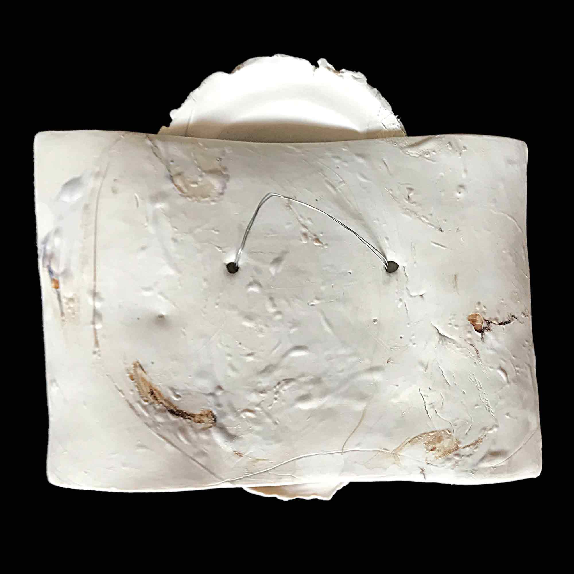 Geetha Alagirisamy porcelain human mask sculpture 'The World in Me' 2 of 3 Geetha Alagirisamy porcelain human mask sculpture 'The World in Me' 2 of 3