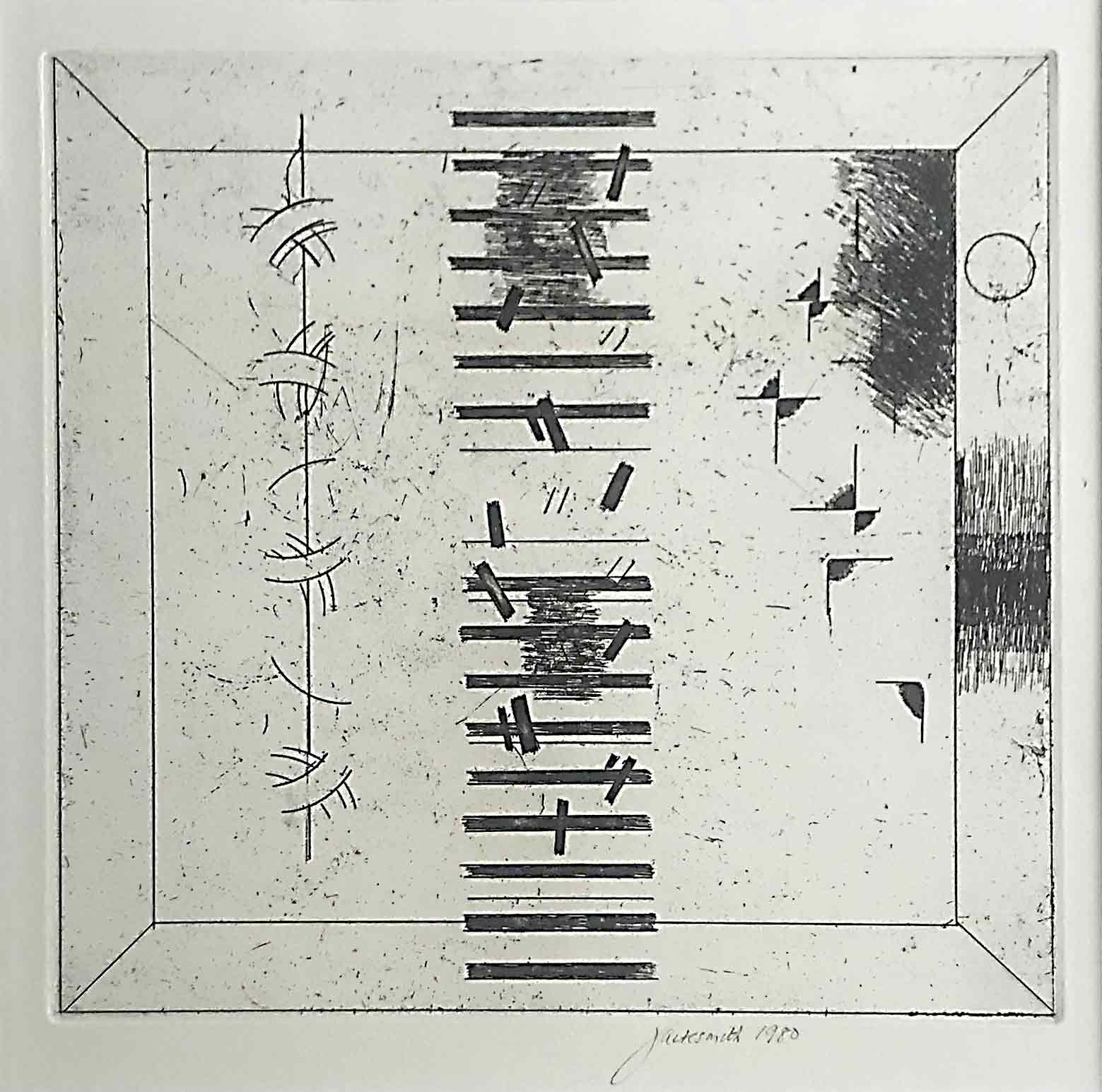 Jack Smith Etching on Wove 1980