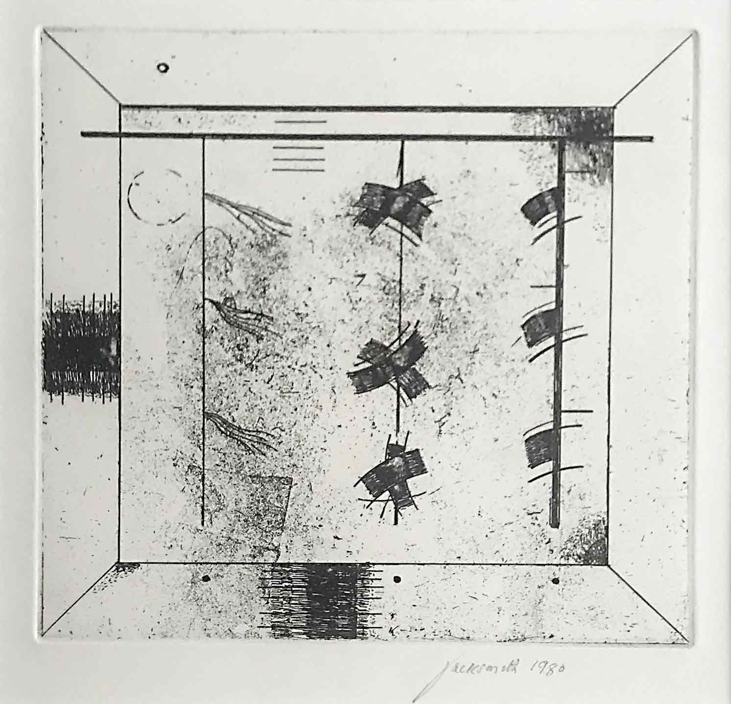 Jack Smith Etching on Wove 1980