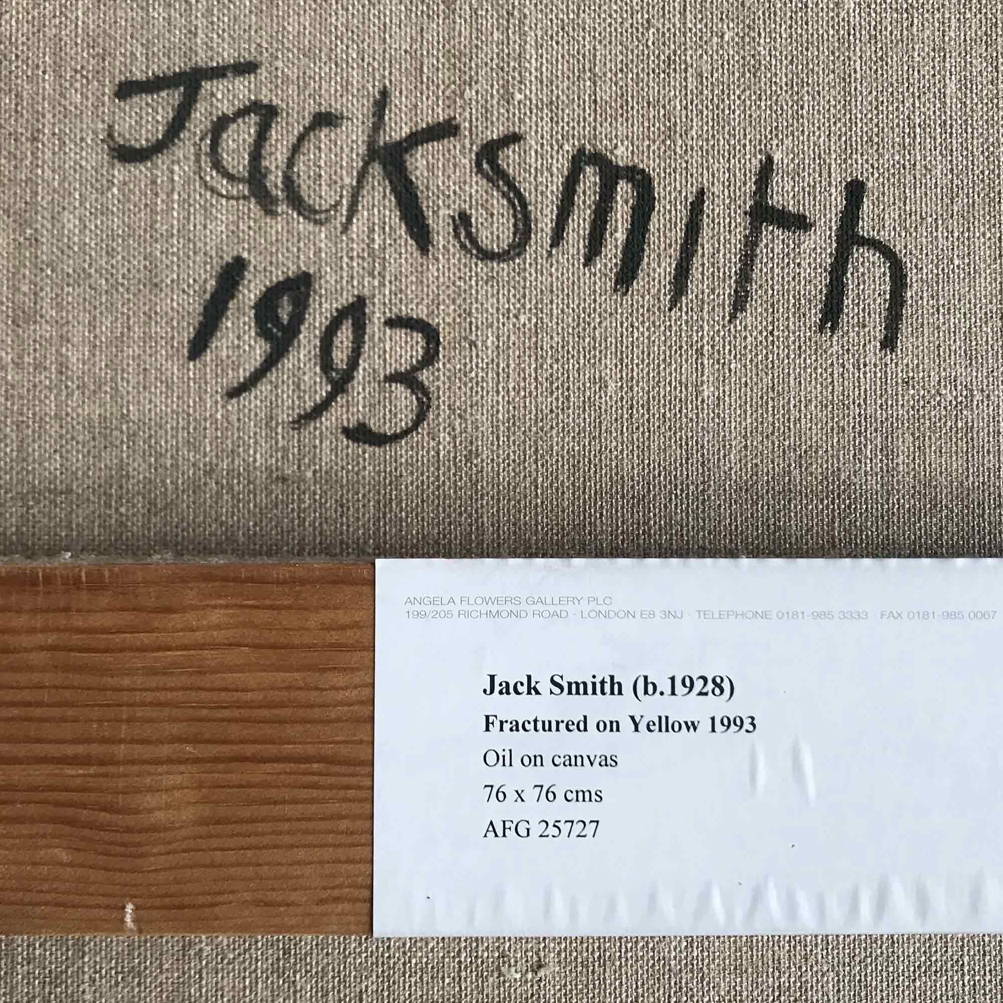 Jack Smith 'Fractured on Yellow' 1993