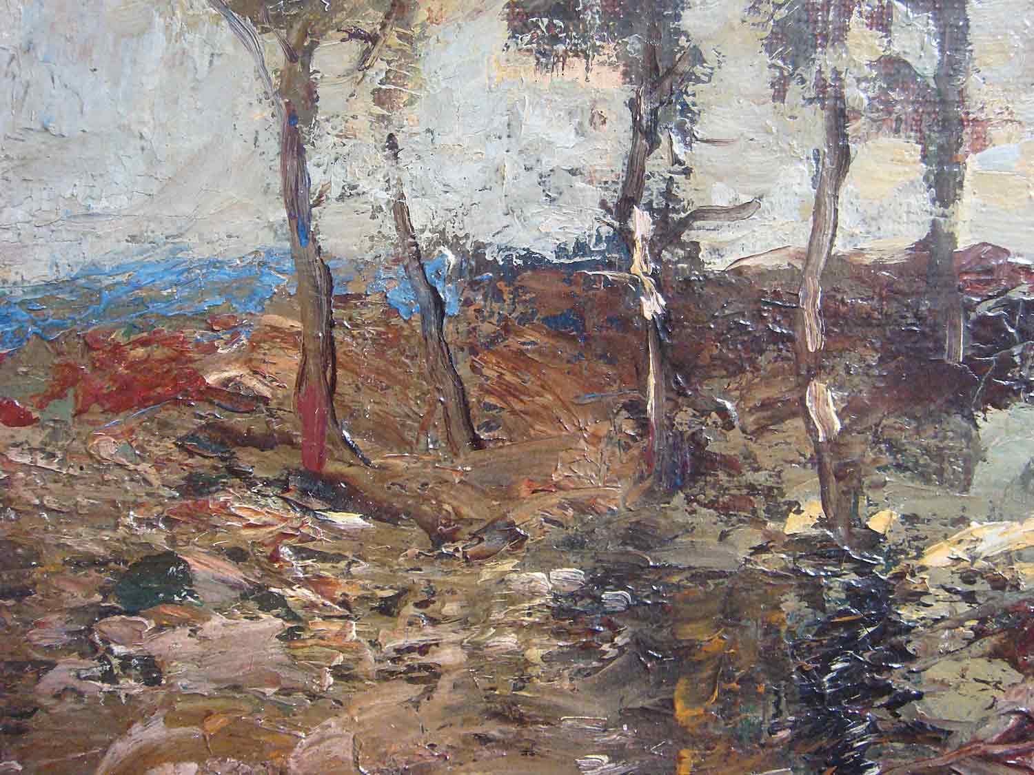 James Kay Oil Painting 'Sunset'