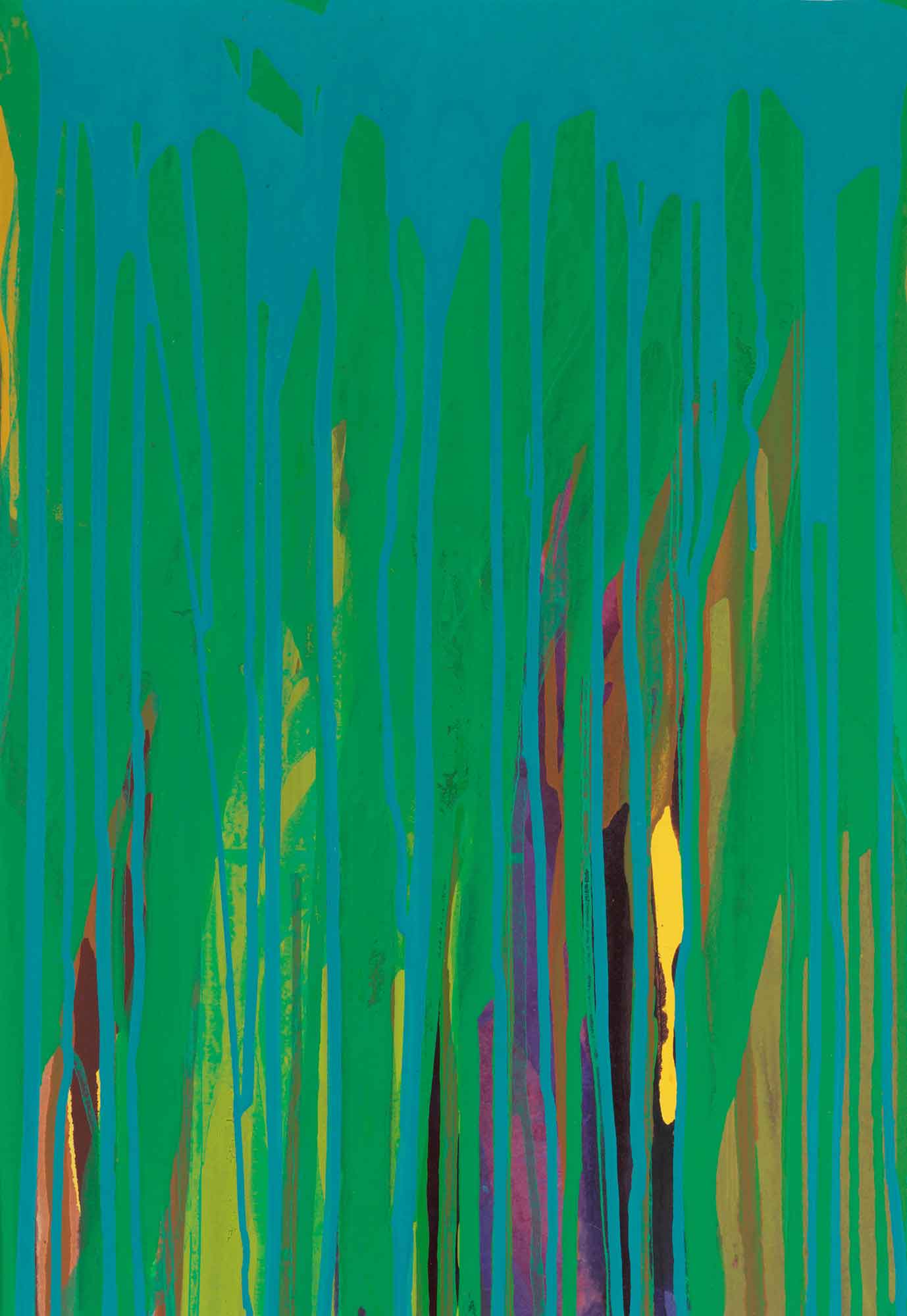 John Copnall Abstract Drip Painting