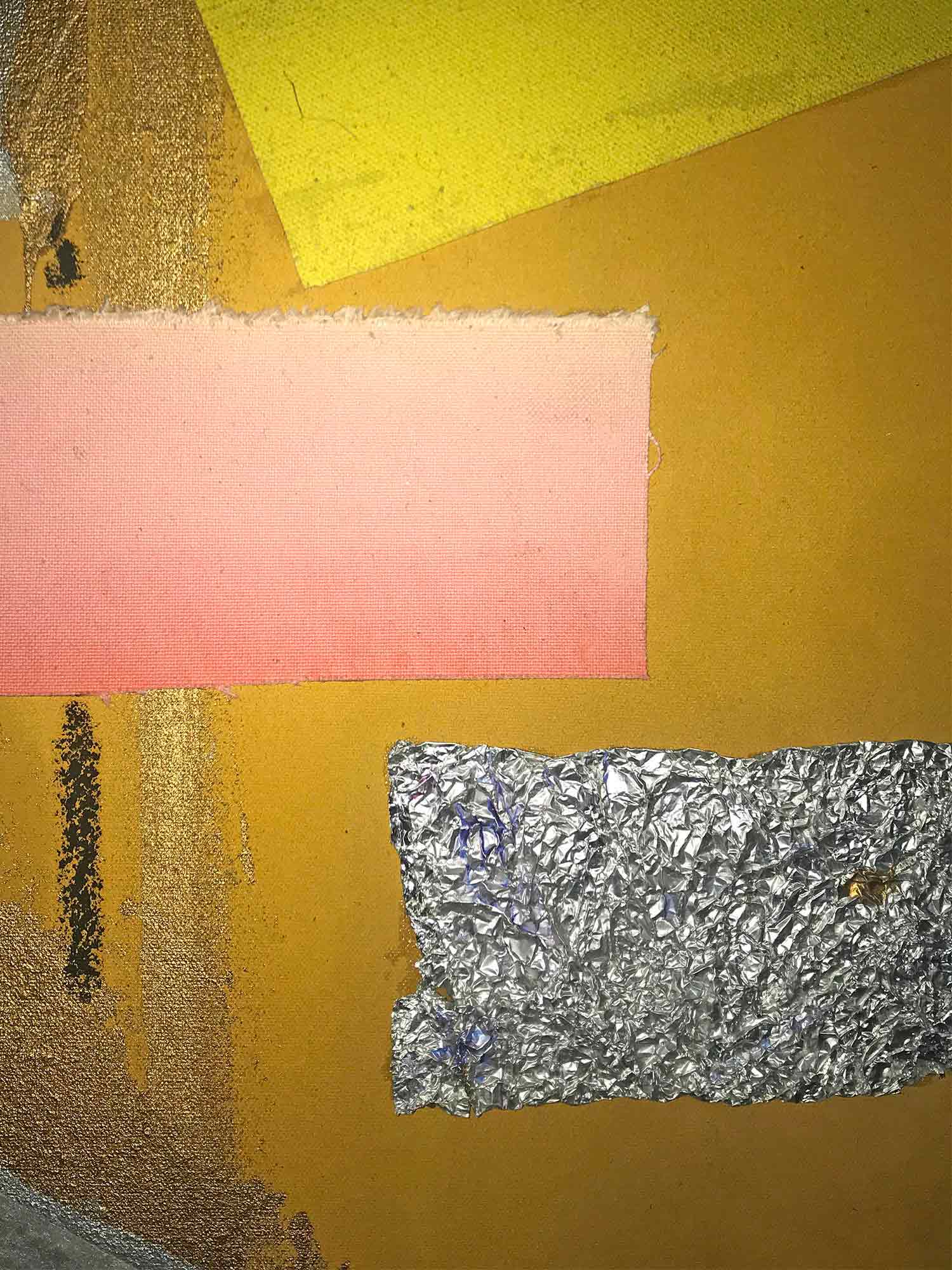 John Copnall Abstract Mixed Media on Canvas 1983