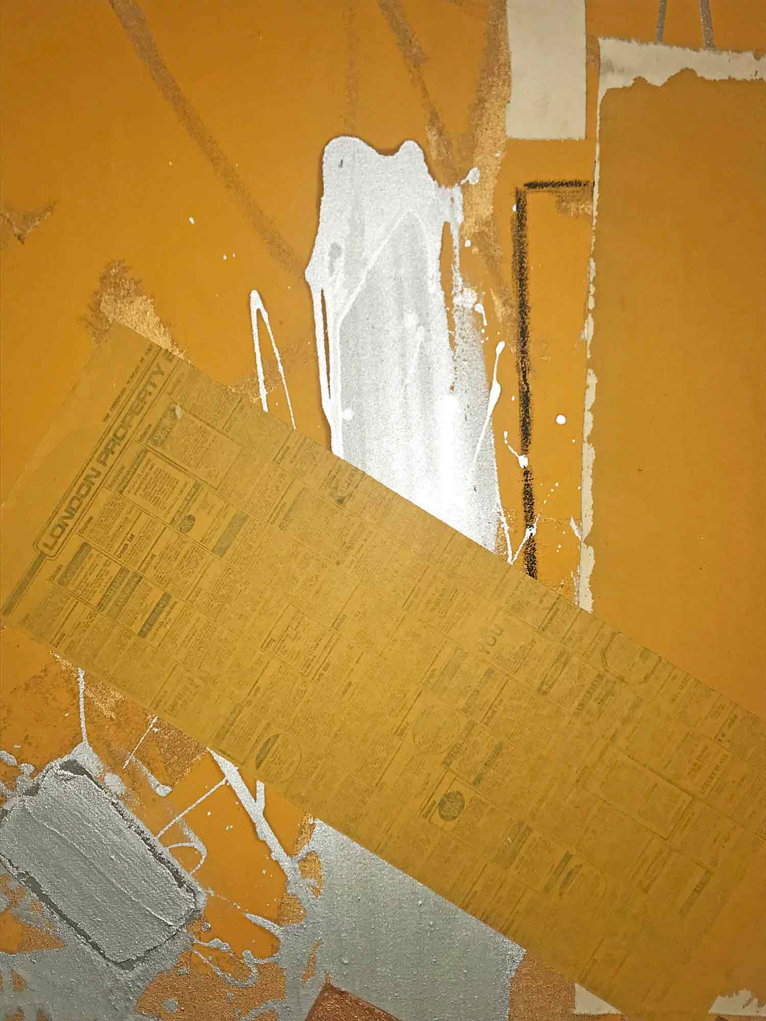 John Copnall Abstract Mixed Media on Canvas 1983