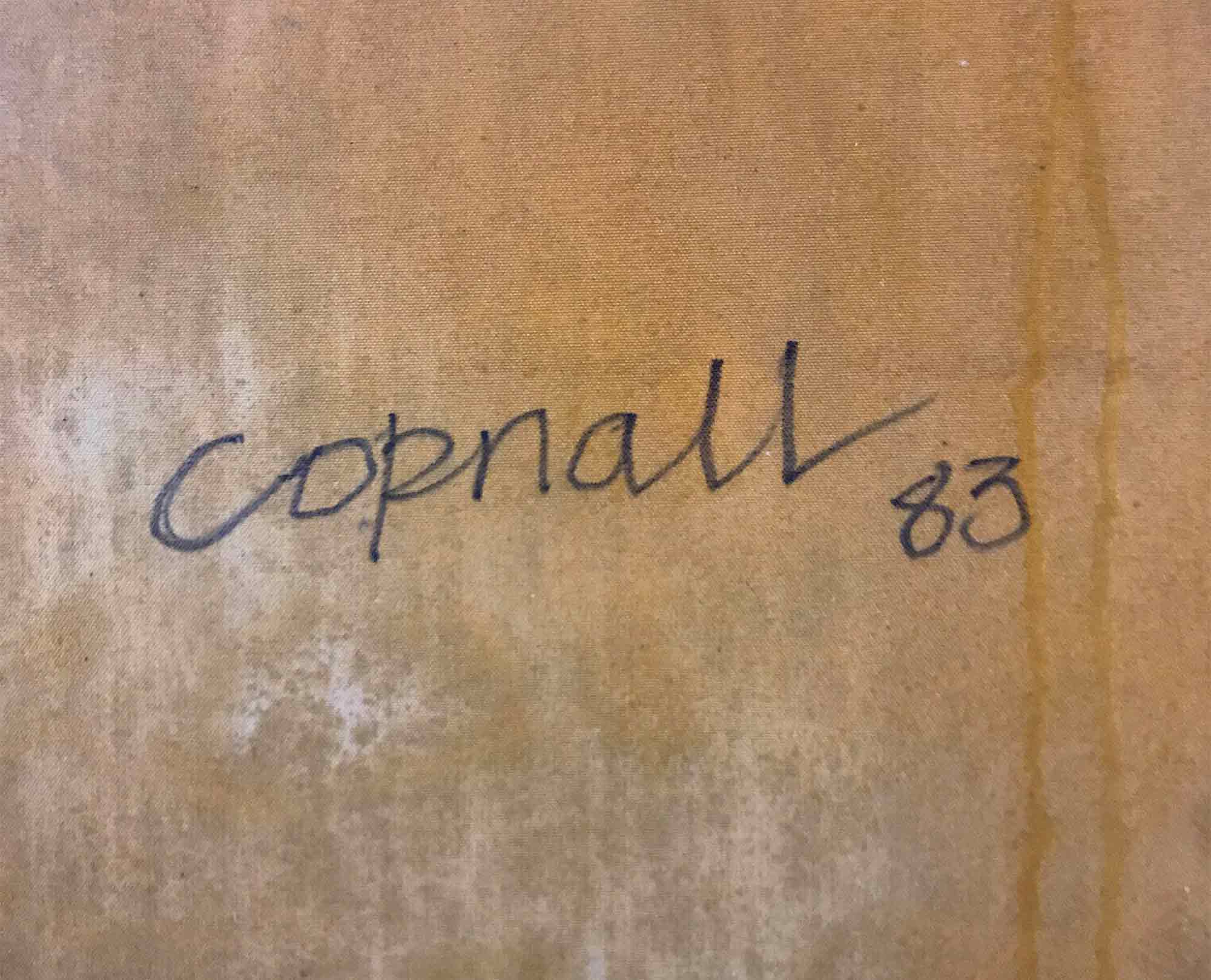 John Copnall Abstract Mixed Media on Canvas 1983