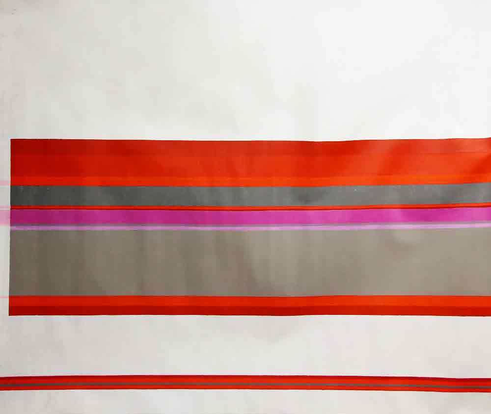 John Copnall 'Red, Purple Etc with Solid White' 1969