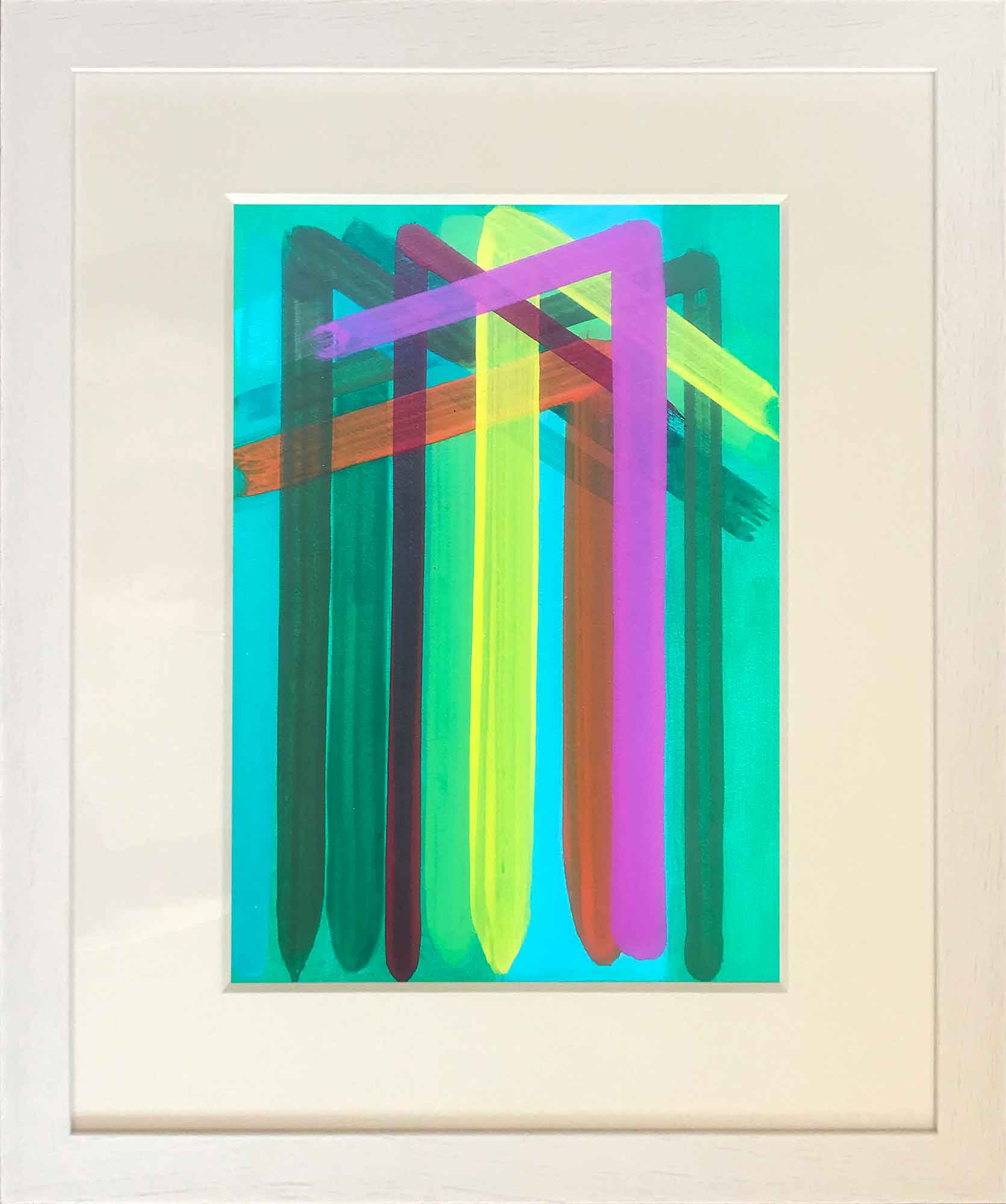 John Copnall Abstract Stripe Painting John Copnall Abstract Stripe Painting