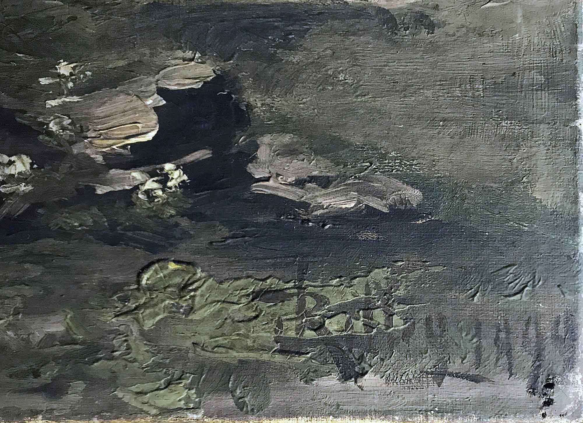 John Rettig Impressionist Oil Painting 'Landscape'