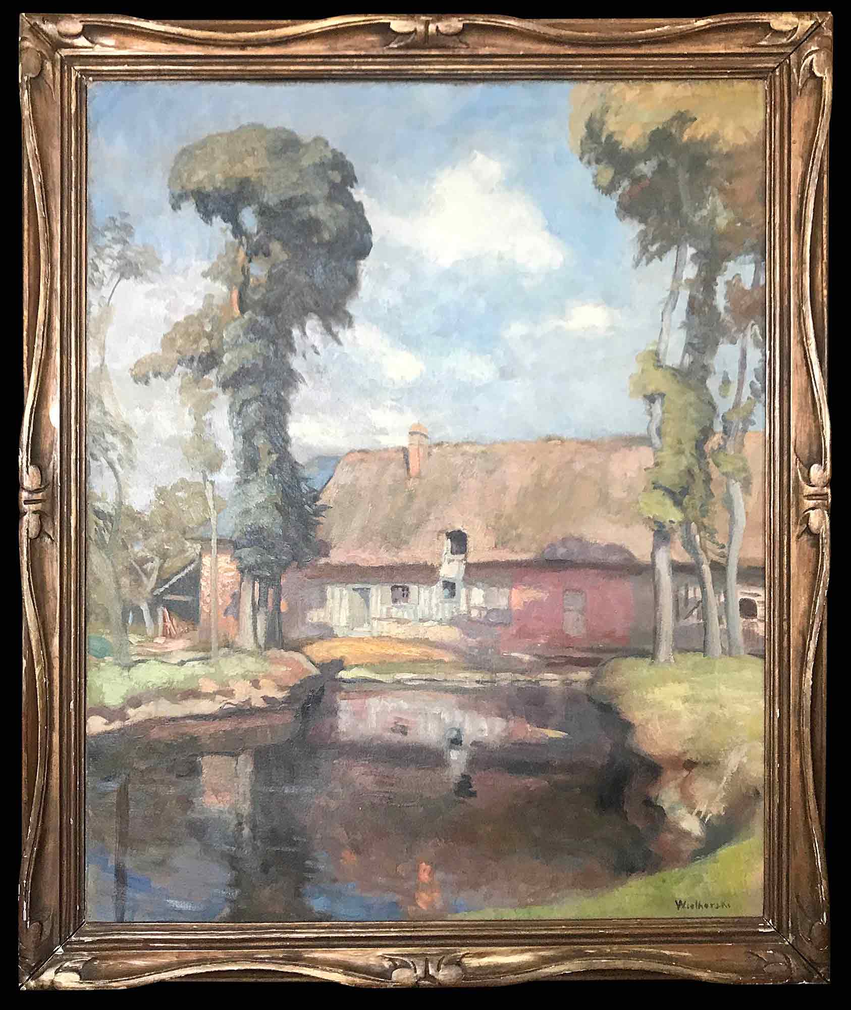 Jules Wielhorski Oil Painting 'Landscape' Jules Wielhorski Oil Painting 'Landscape'