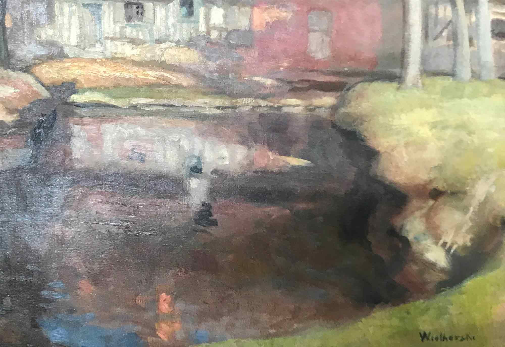 Jules Wielhorski Oil Painting 'Landscape' Jules Wielhorski Oil Painting 'Landscape'