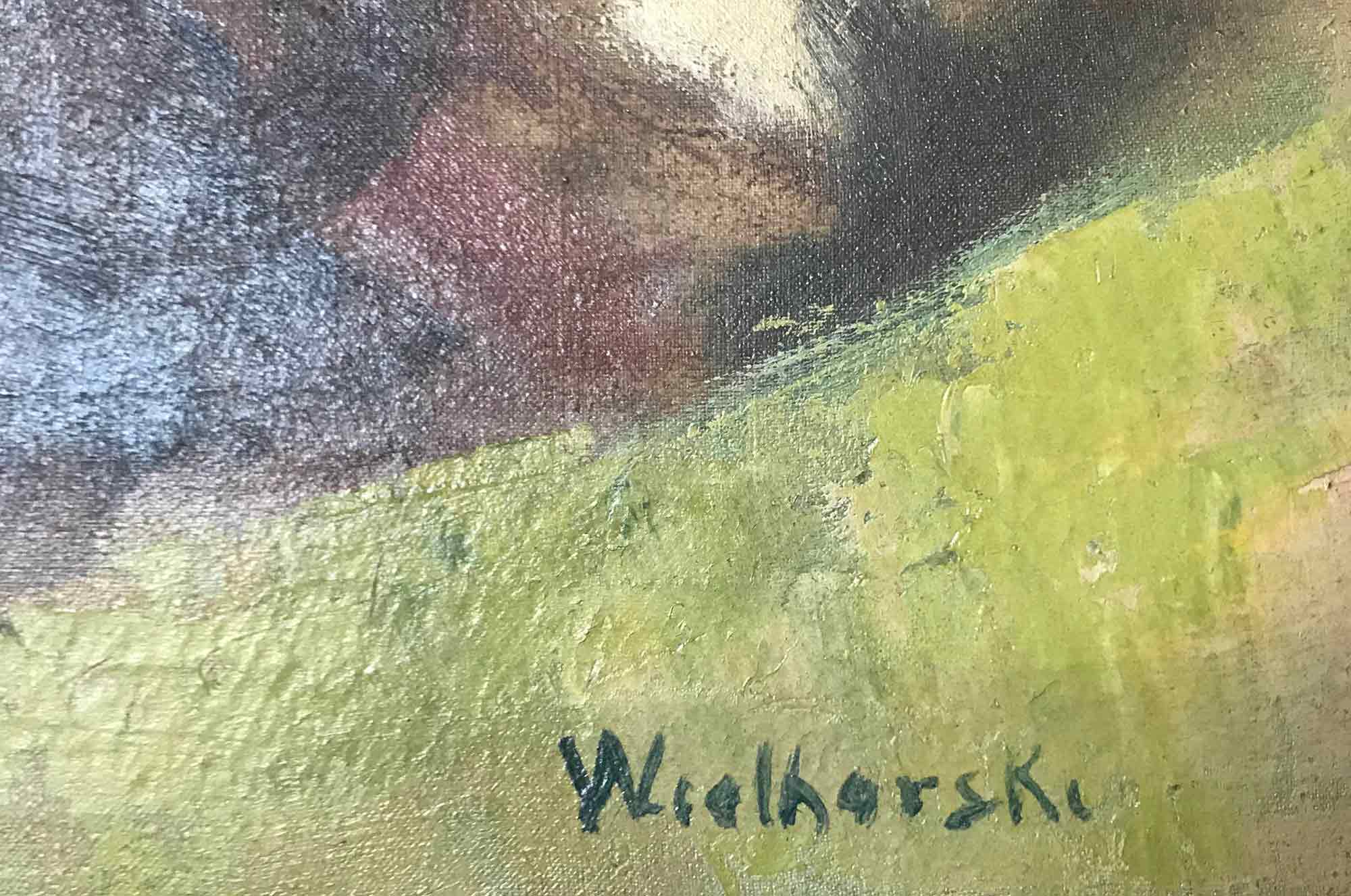 Jules Wielhorski Oil Painting 'Landscape' Jules Wielhorski Oil Painting 'Landscape'