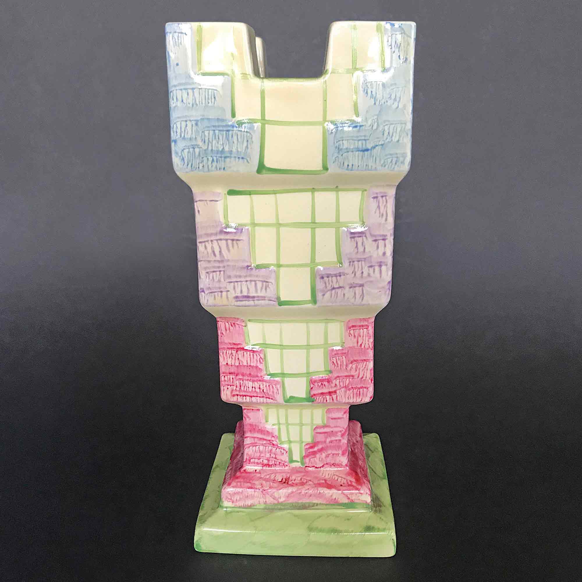 Myott Tower Vase 8940 (Trellis Pattern)