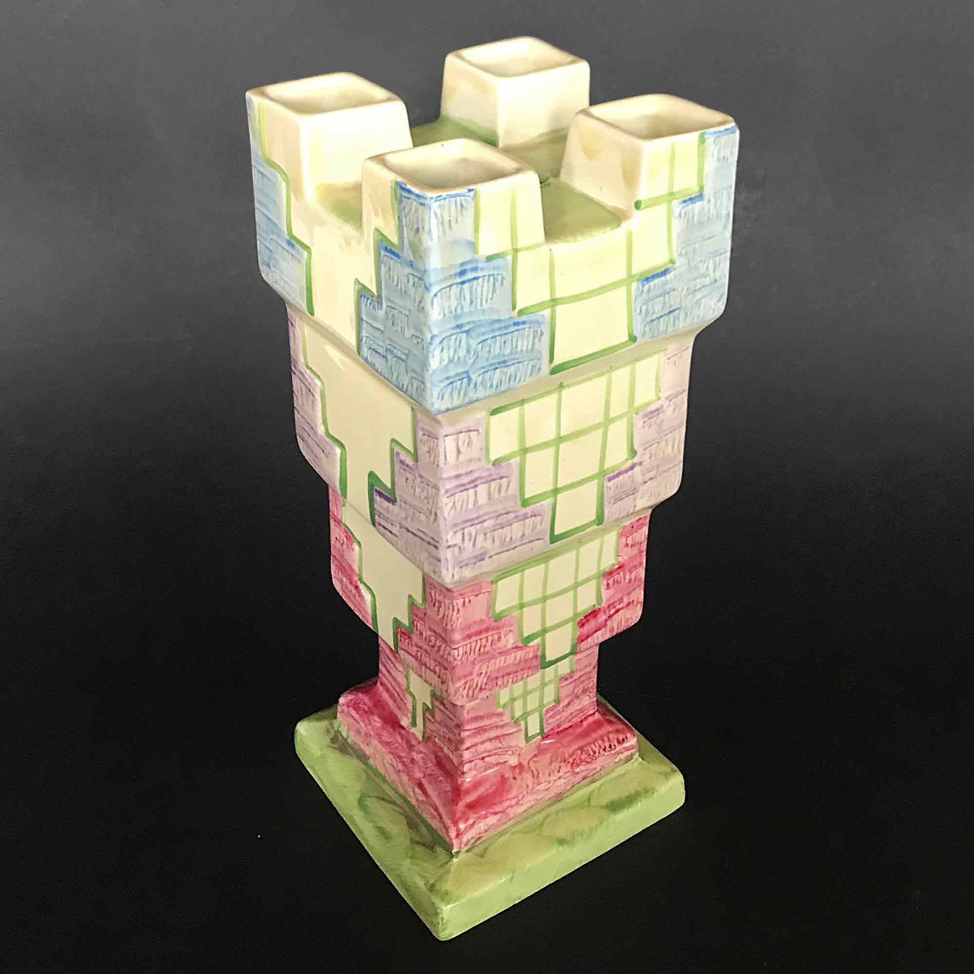 Myott Tower Vase 8940 (Trellis Pattern)