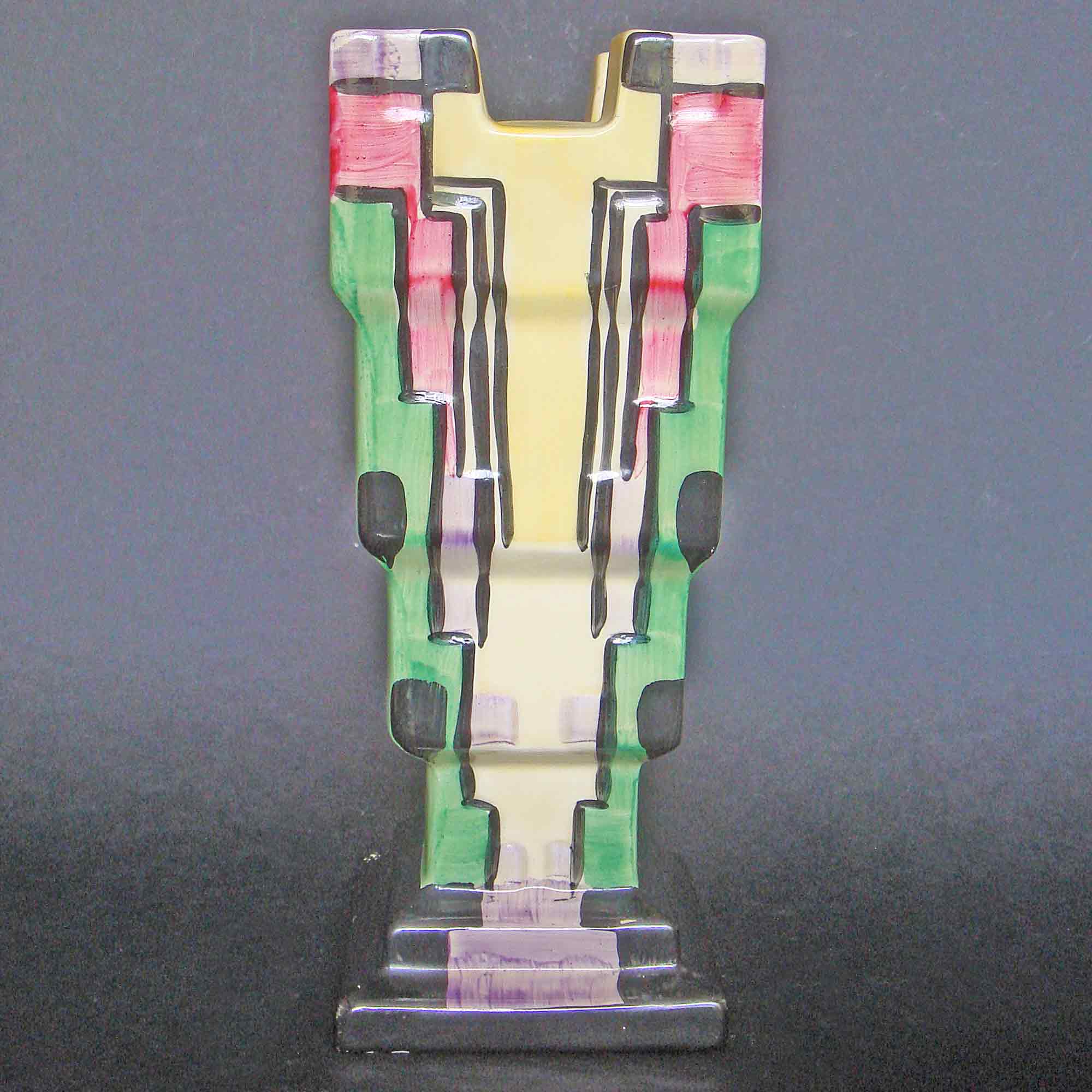 Myott Tower Vase 8943 (Liquorice Pattern)