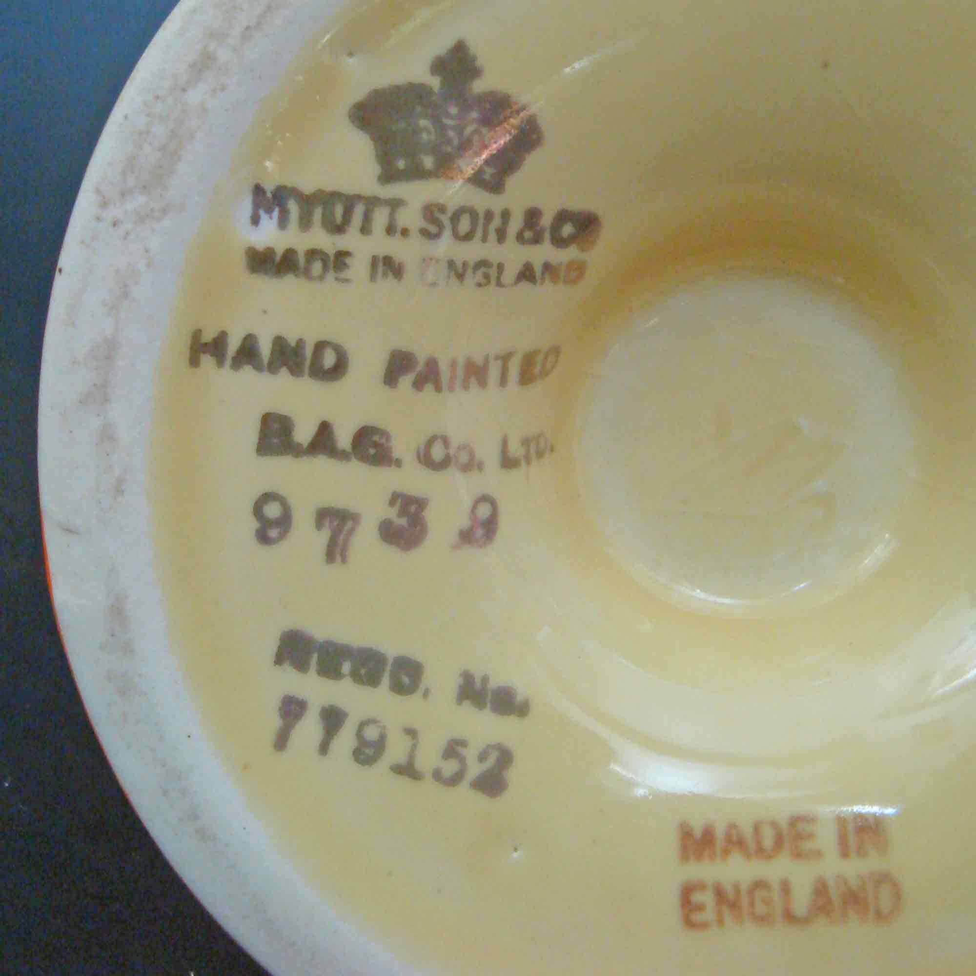 Myott Trumpet Jug 9739