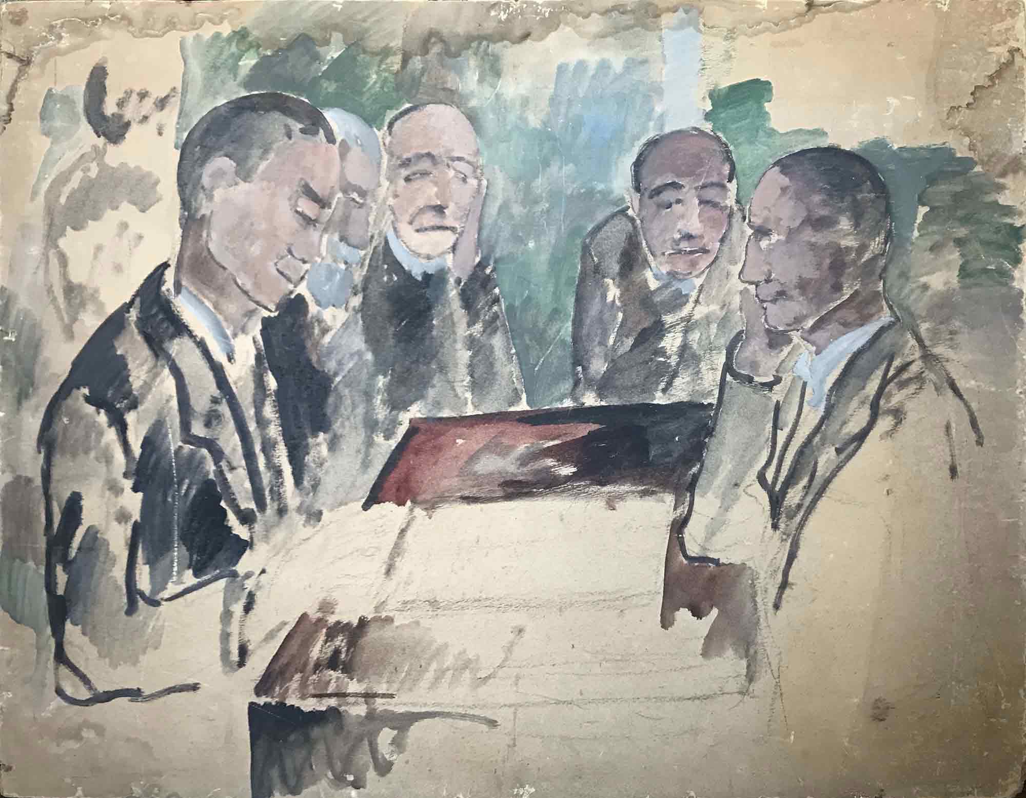 Phelan Gibb 'Naked Figures in a Woodland Scene' Phelan Gibb 'Naked Figures in a Woodland Scene'