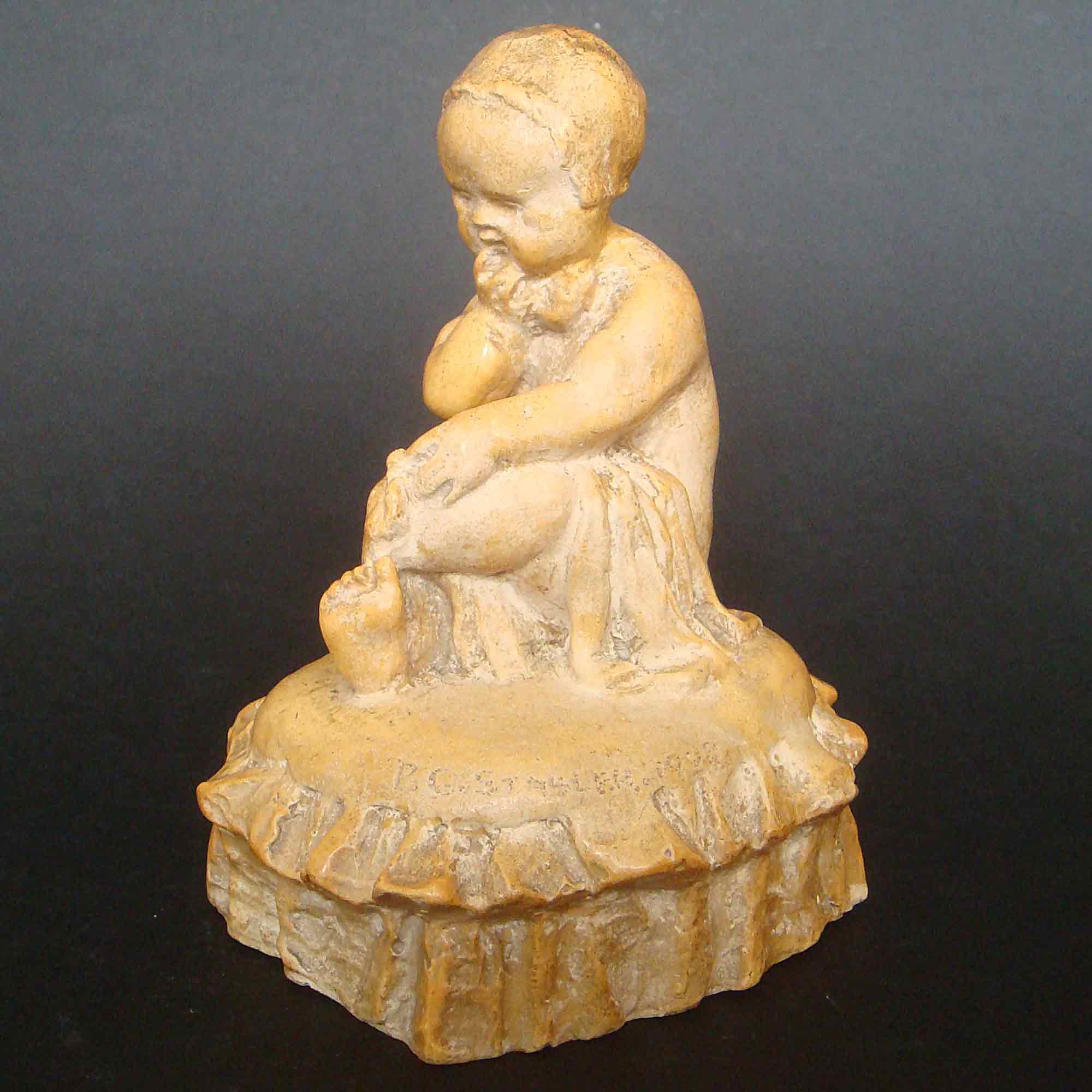 Phoebe Stabler Figure Child on Cushion