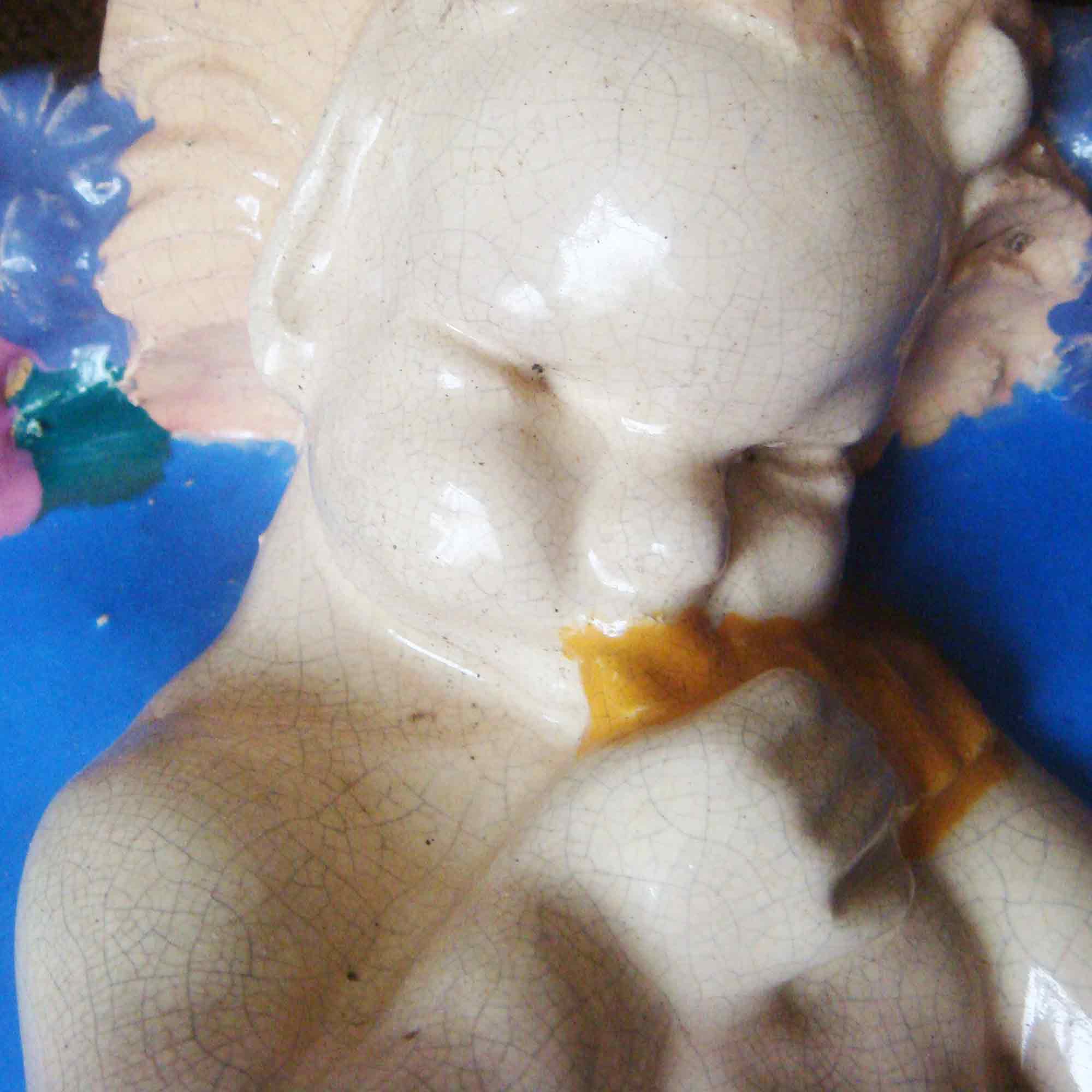 Phoebe Stabler Poole Pottery 'Piping Faun' Roundel