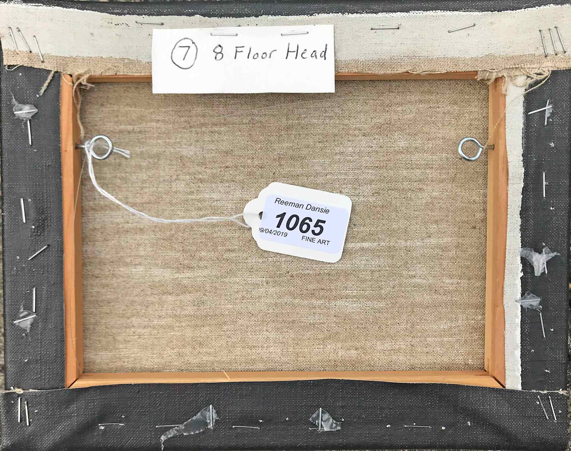 Ron Sims Acrylic on Canvas '8 Floor Head' Ron Sims Acrylic on Canvas '8 Floor Head'