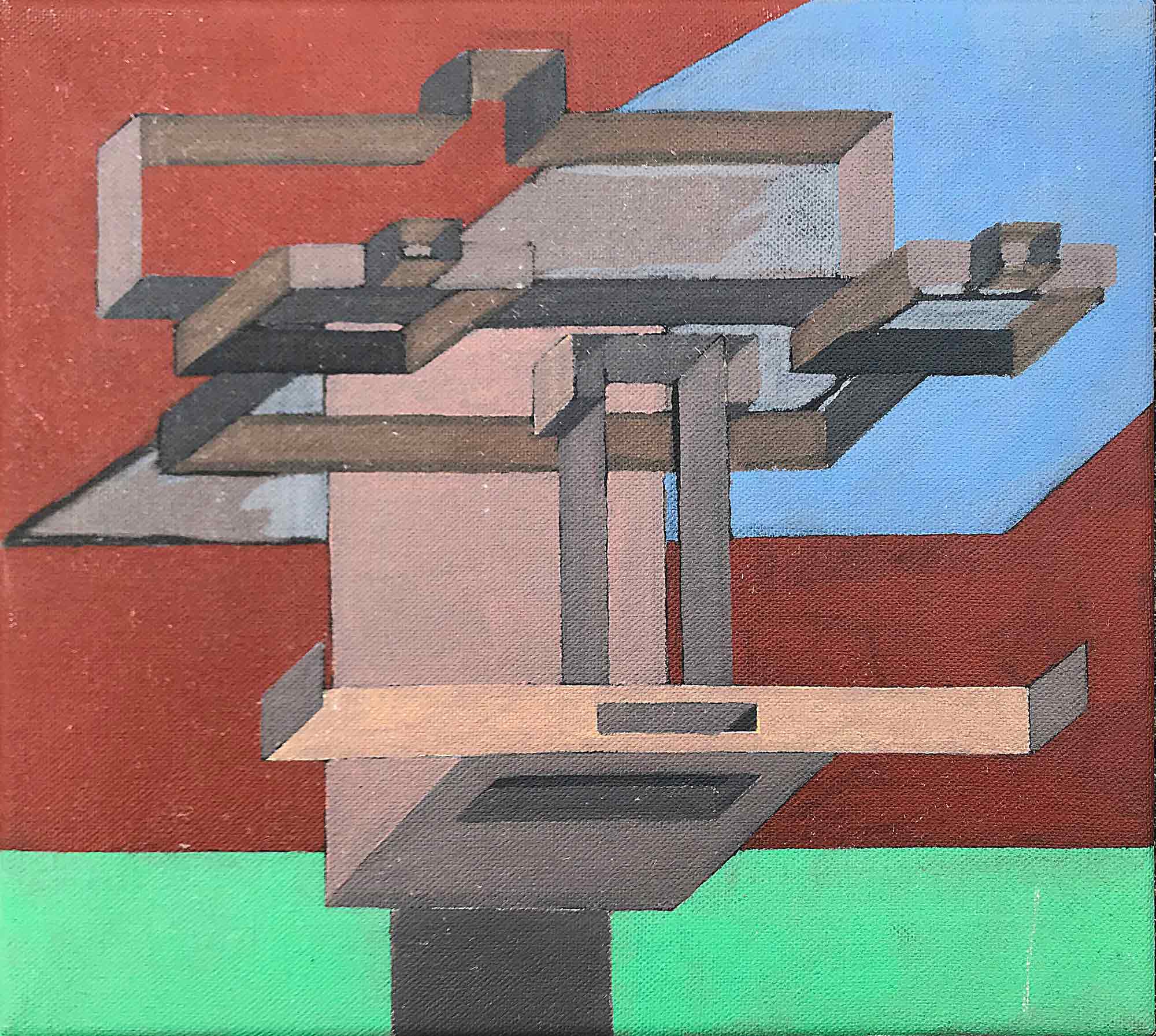 Ron Sims Acrylic on Canvas 'Young Salvador Dali'