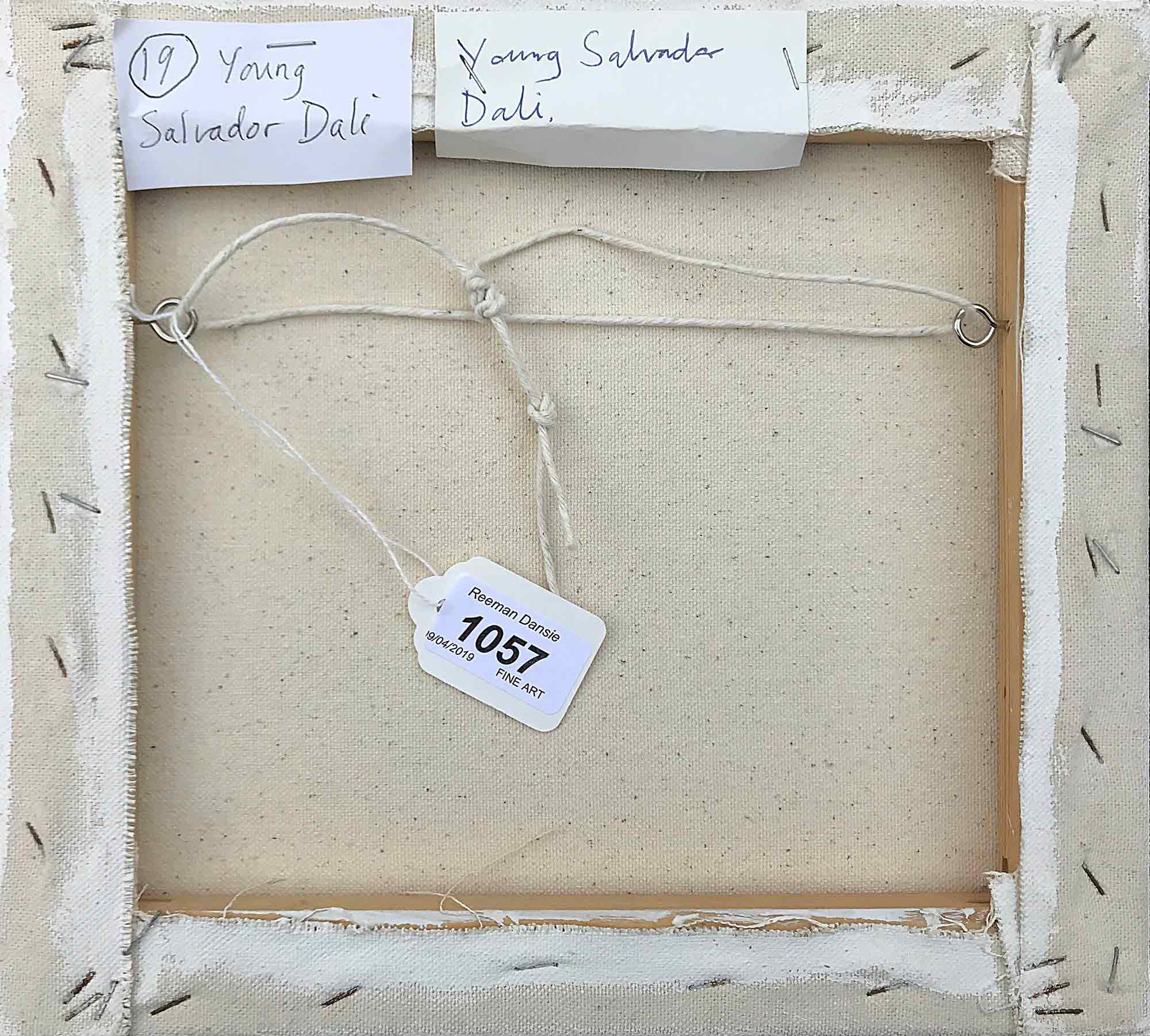 Ron Sims Acrylic on Canvas 'Young Salvador Dali'